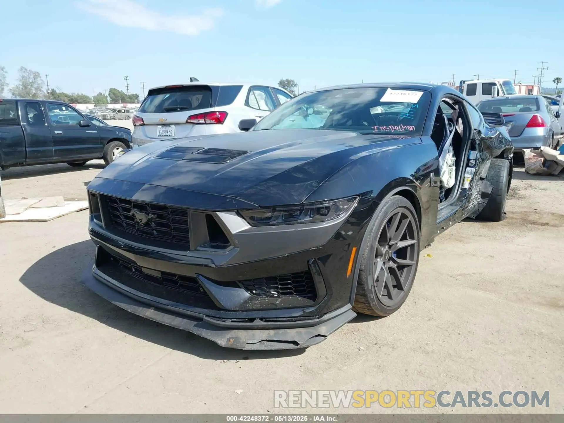 2 fotografías del automóvil dañado 1FA6P8R0XR5507436 FORD MUSTANG 2024