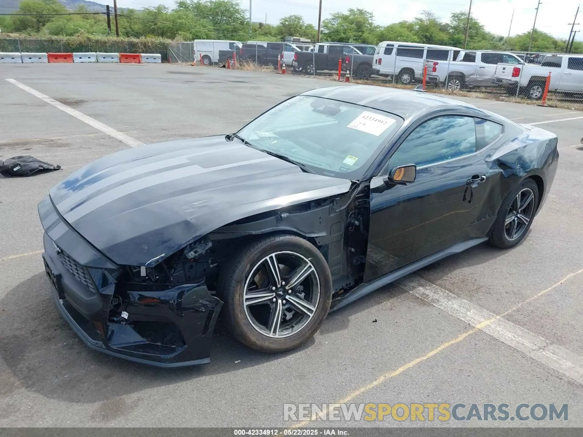 6 fotografías del automóvil dañado 1FA6P8TH3R5138370 FORD MUSTANG 2024