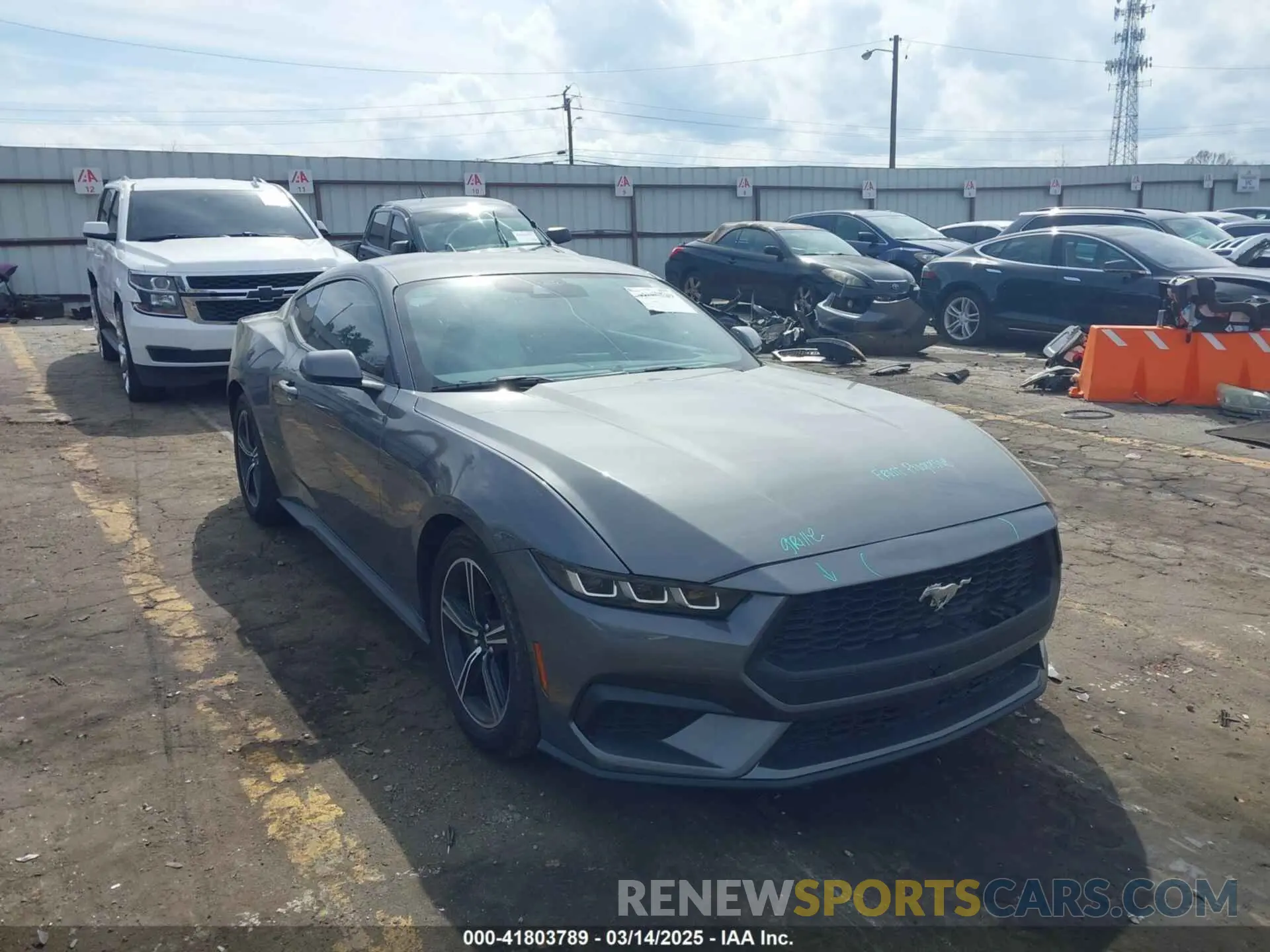 1 fotografías del automóvil dañado 1FA6P8TH6R5133406 FORD MUSTANG 2024