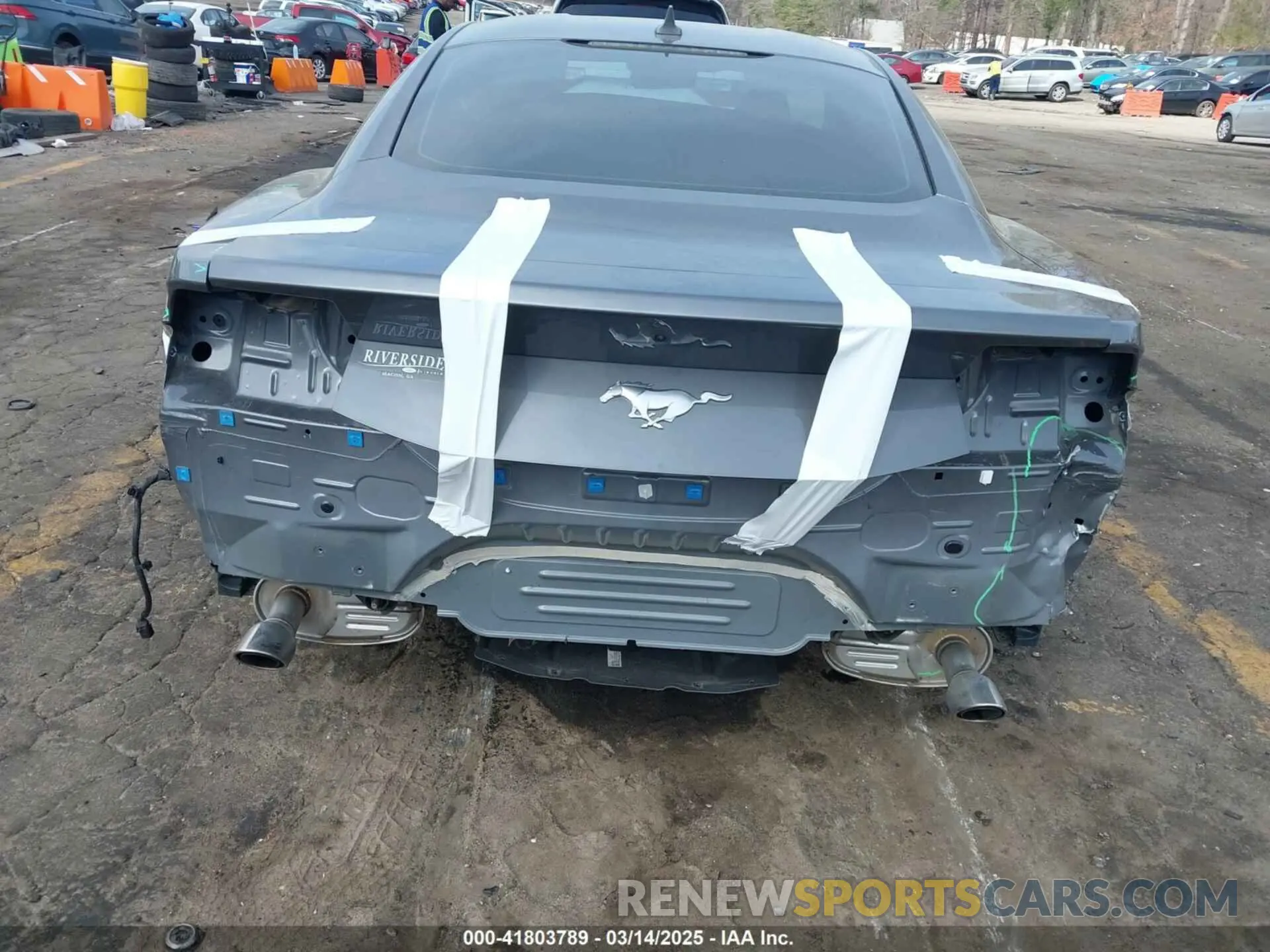 6 fotografías del automóvil dañado 1FA6P8TH6R5133406 FORD MUSTANG 2024
