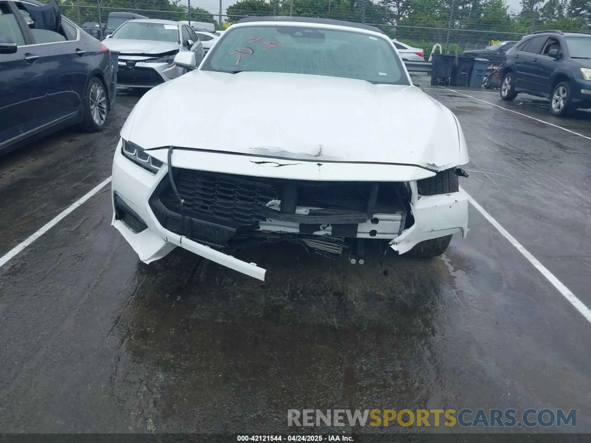 6 fotografías del automóvil dañado 1FAGP8UH6R5126278 FORD MUSTANG 2024