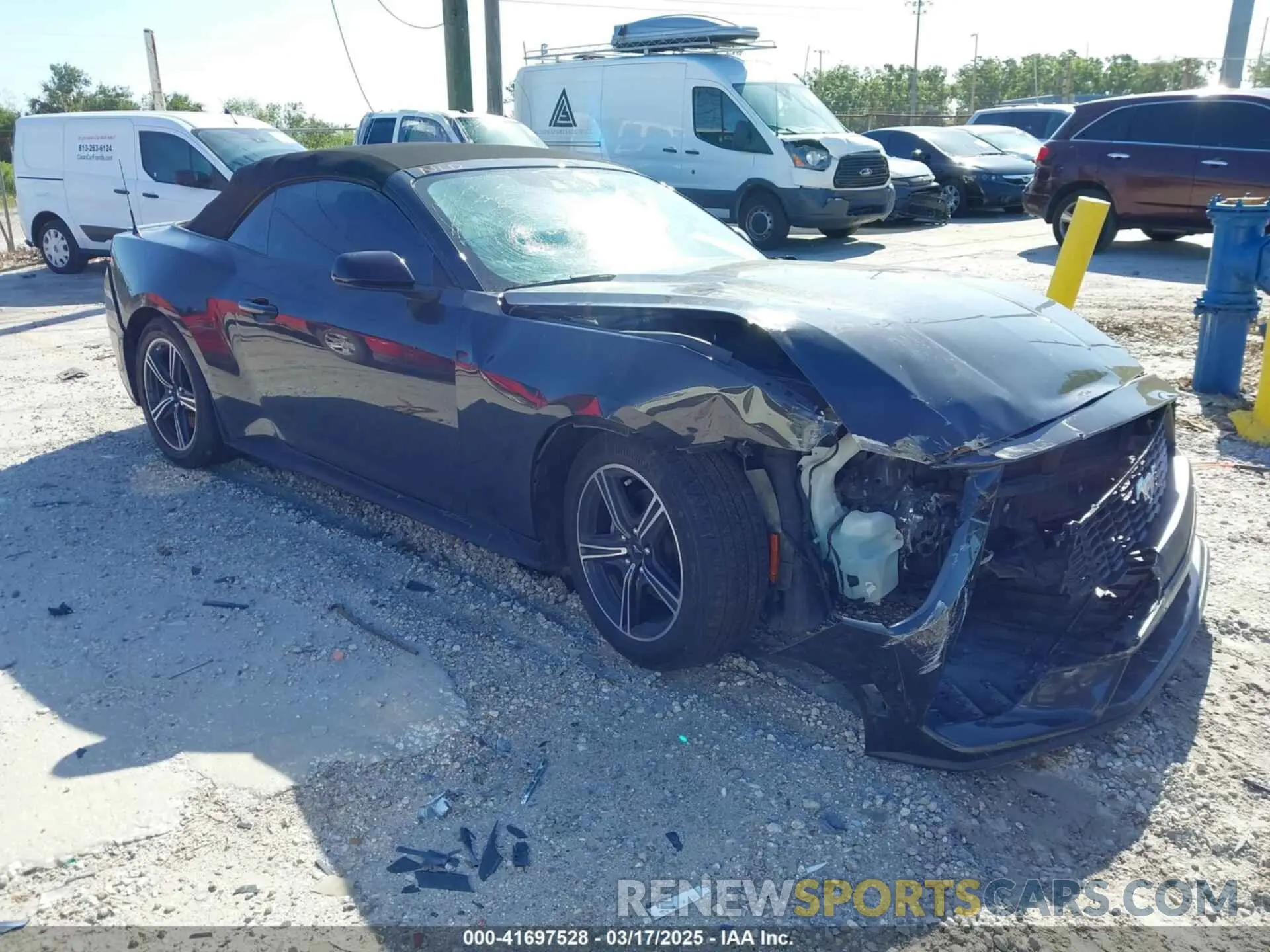 1 fotografías del automóvil dañado 1FAGP8UH9R5112553 FORD MUSTANG 2024