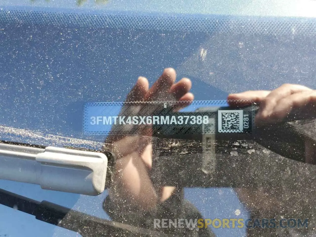 13 fotografías del automóvil dañado 3FMTK4SX6RMA37388 FORD MUSTANG 2024
