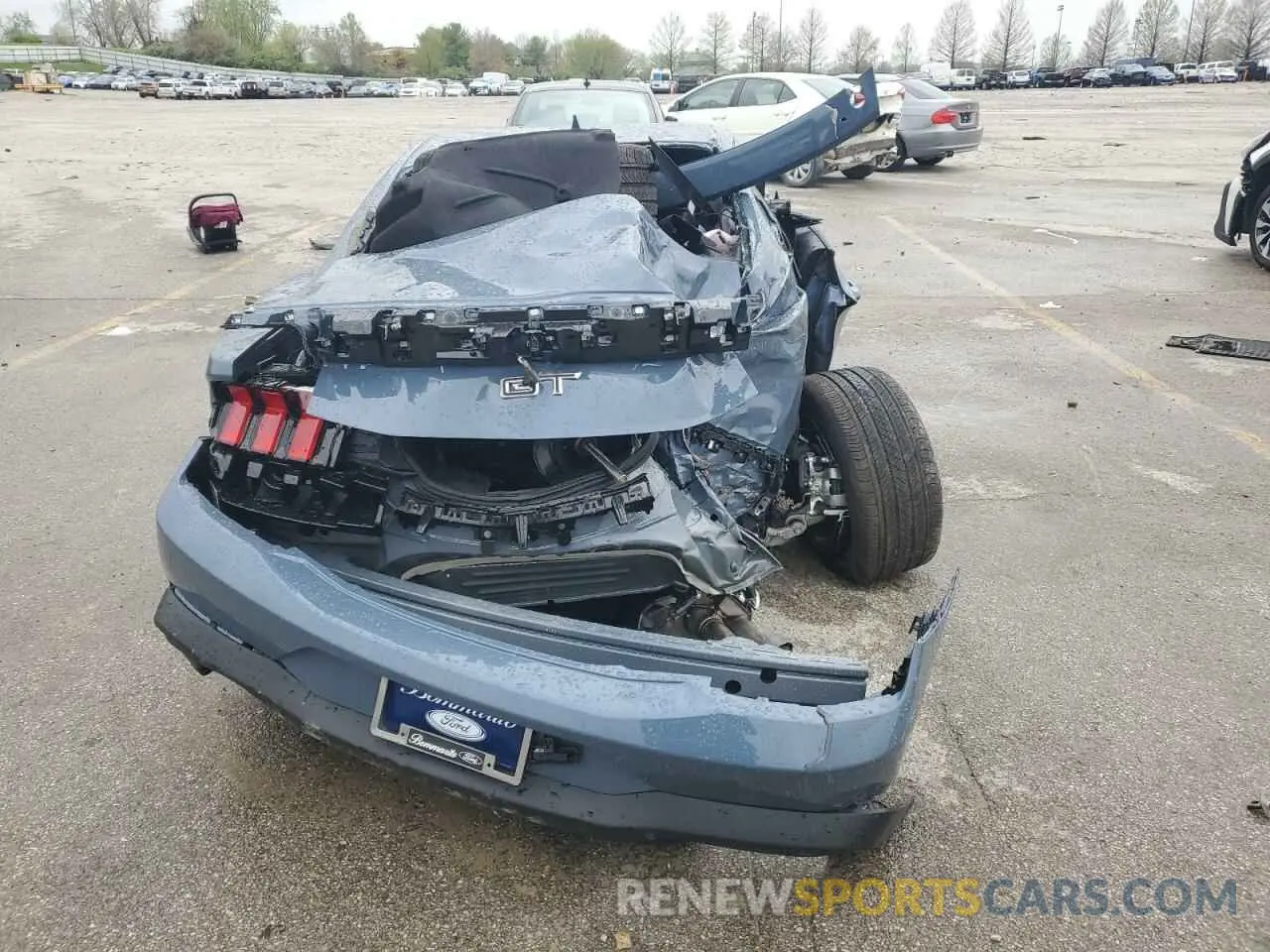 6 fotografías del automóvil dañado 1FA6P8CF1S5409334 FORD MUSTANG 2025