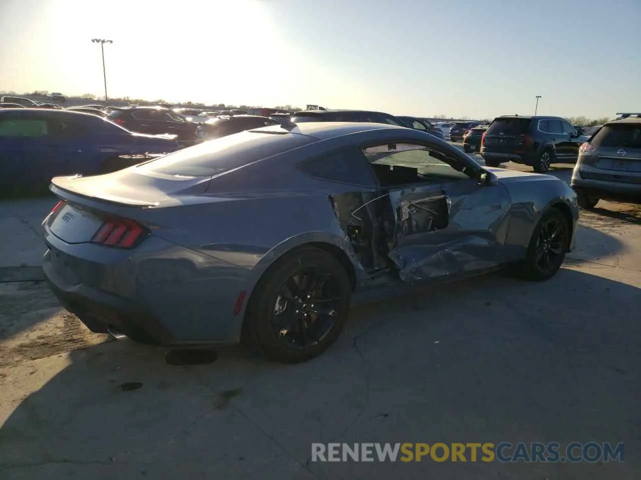 3 fotografías del automóvil dañado 1FA6P8CF5S5403195 FORD MUSTANG 2025