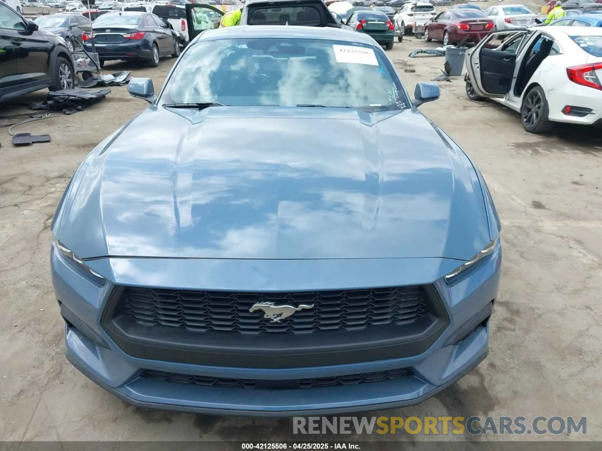 11 fotografías del automóvil dañado 1FA6P8TH8S5101594 FORD MUSTANG 2025