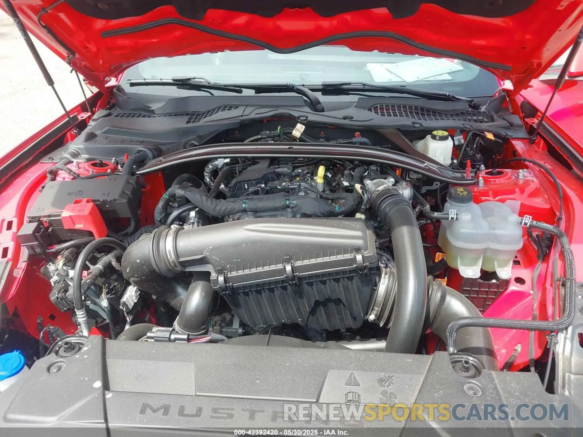 10 fotografías del automóvil dañado 1FAGP8UH4S5105130 FORD MUSTANG 2025