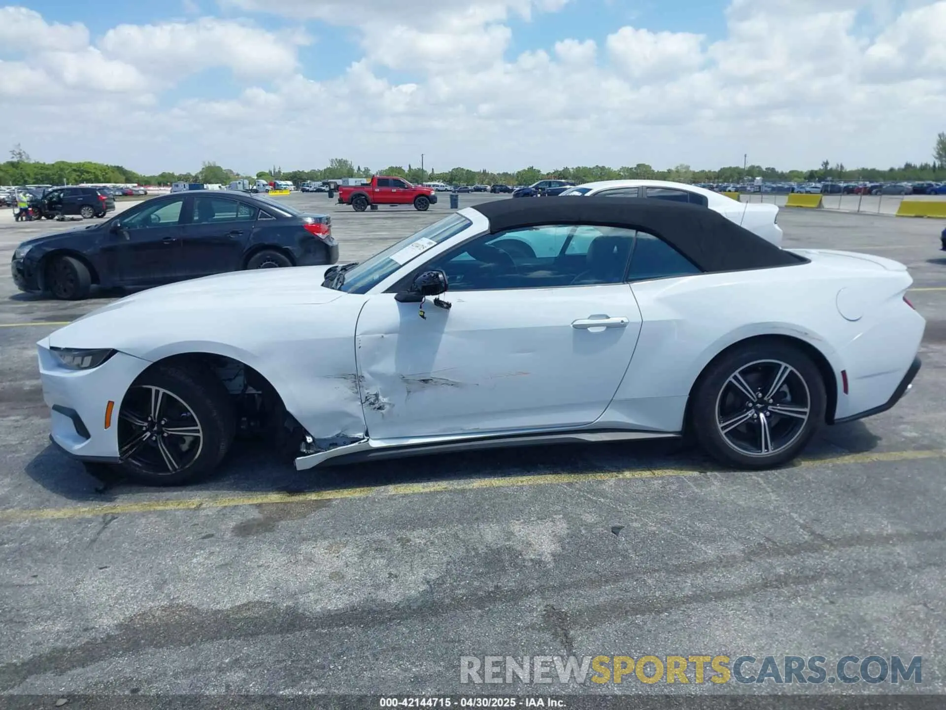 14 fotografías del automóvil dañado 1FAGP8UH4S5105984 FORD MUSTANG 2025