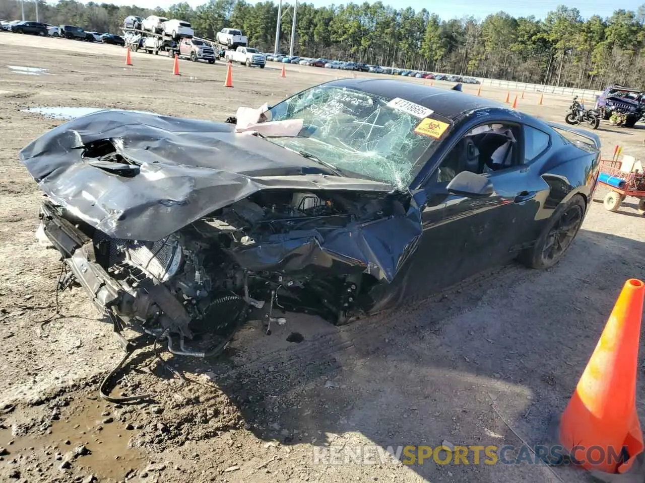 1 fotografías del automóvil dañado 1FA6P8R00R5508126 FORD MUSTANG DA 2024