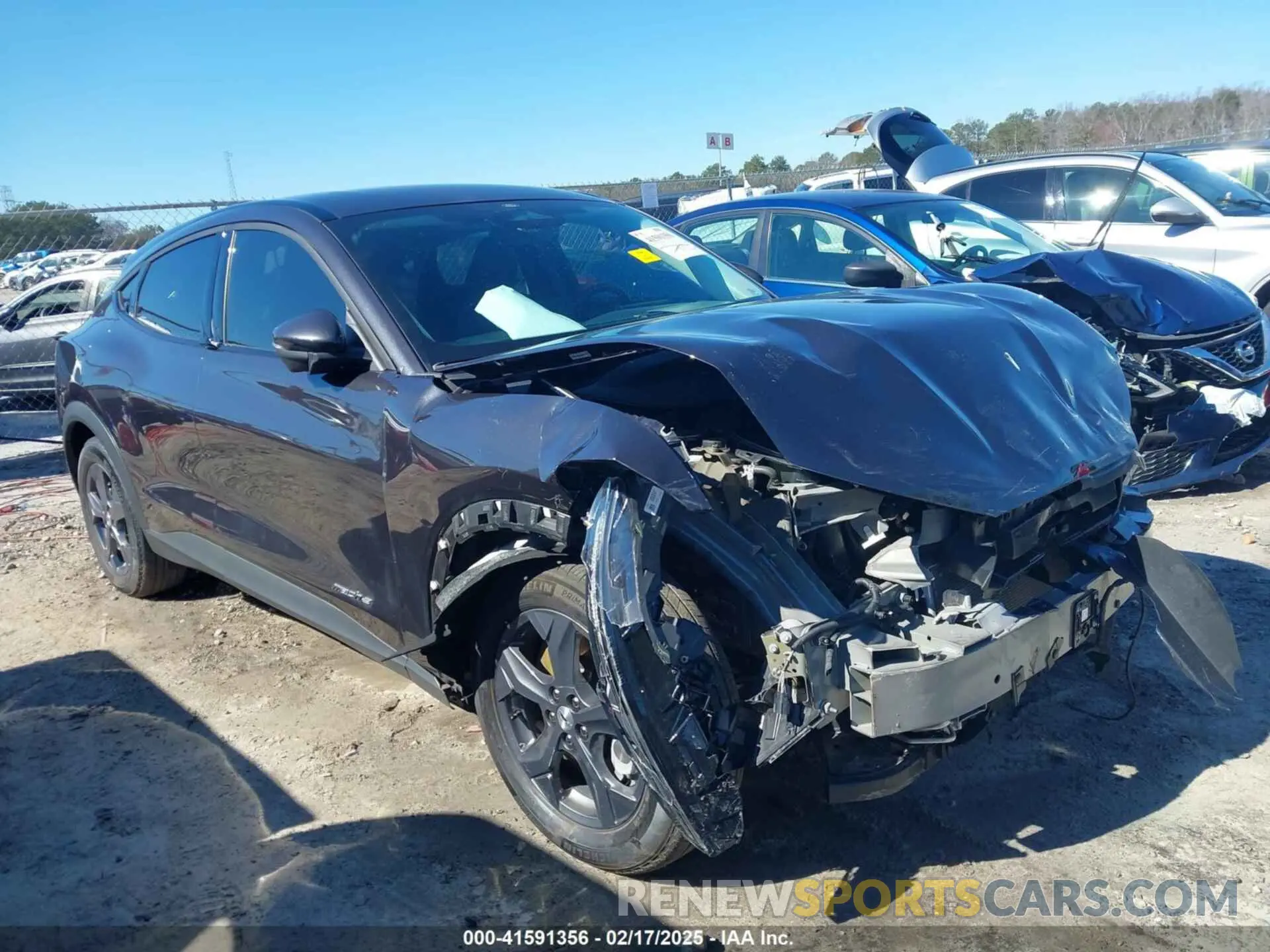 6 fotografías del automóvil dañado 3FMTK1RM7MMA52193 FORD MUSTANG MACH-E 2021