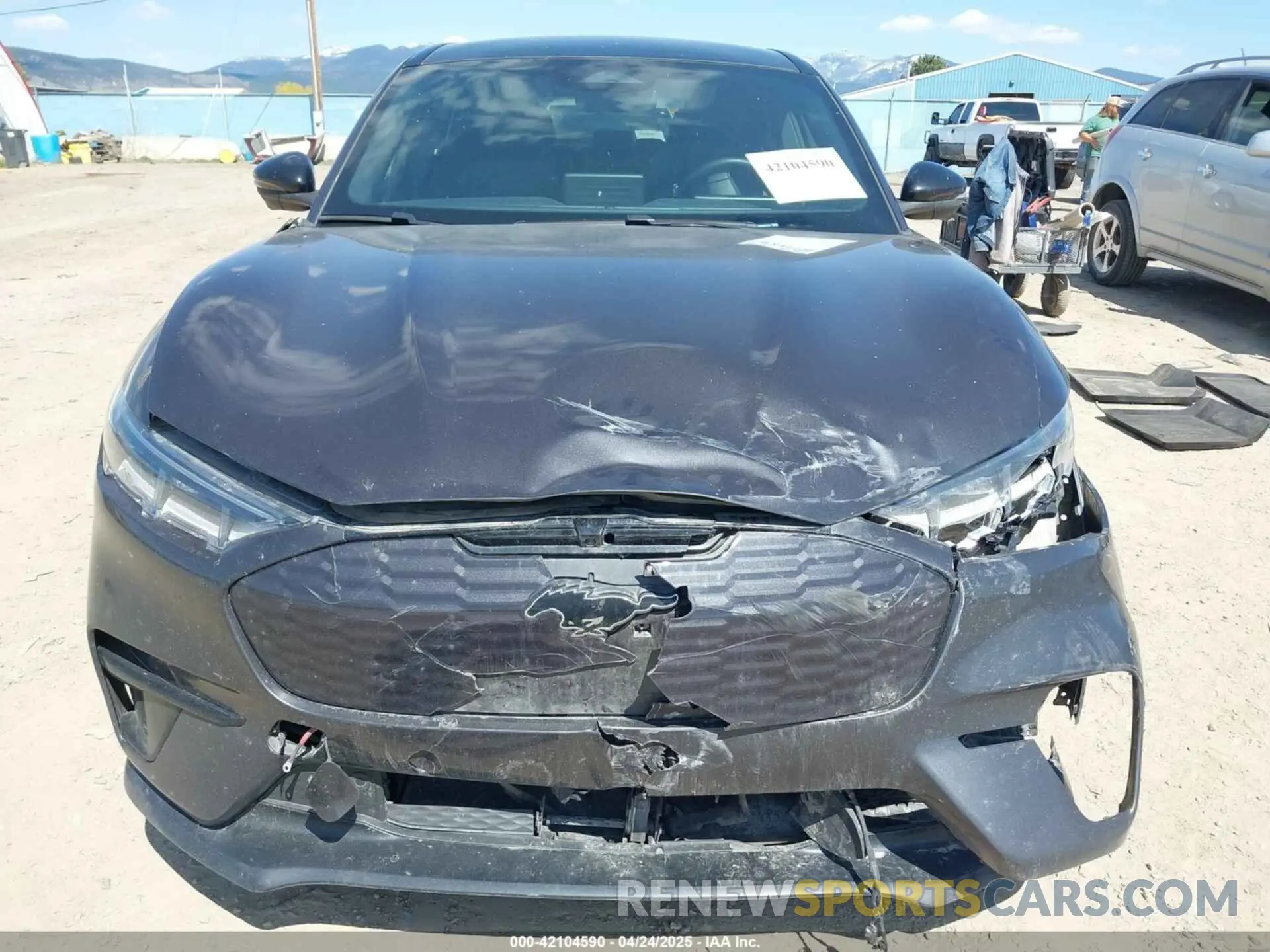 12 fotografías del automóvil dañado 3FMTK4SX4MME03485 FORD MUSTANG MACH-E 2021
