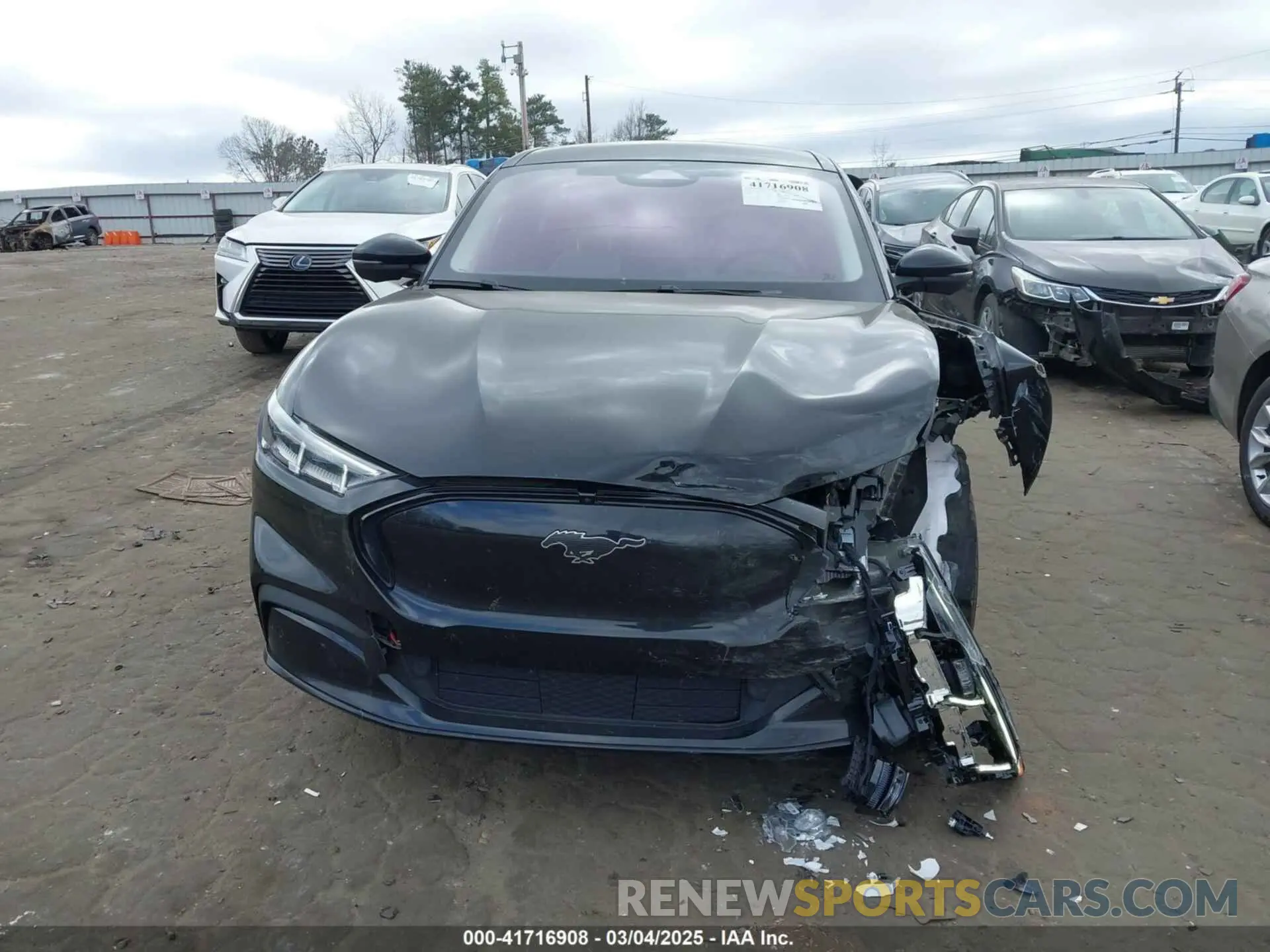 6 fotografías del automóvil dañado 3FMTK3R75NMA02044 FORD MUSTANG MACH-E 2022