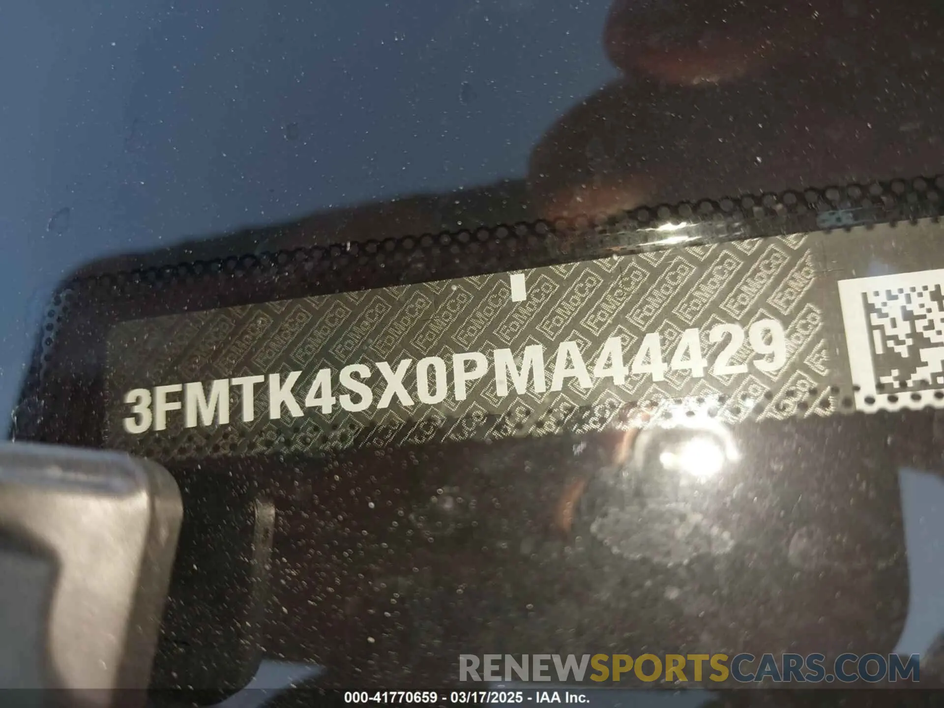 9 fotografías del automóvil dañado 3FMTK4SX0PMA44429 FORD MUSTANG MACH-E 2023