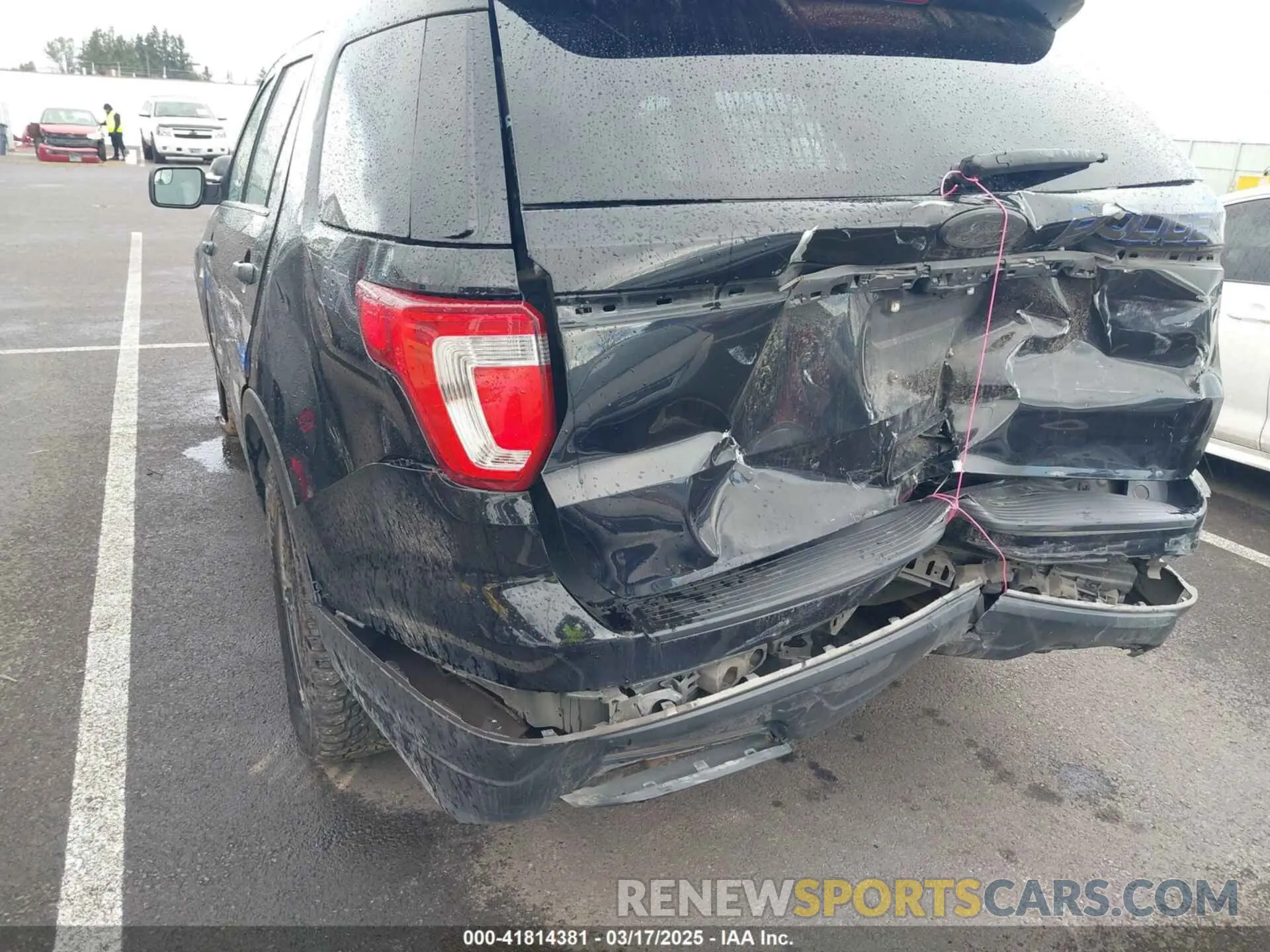 6 fotografías del automóvil dañado 1FM5K8AR4KGA20043 FORD POLICE INTERCEPTOR 2019