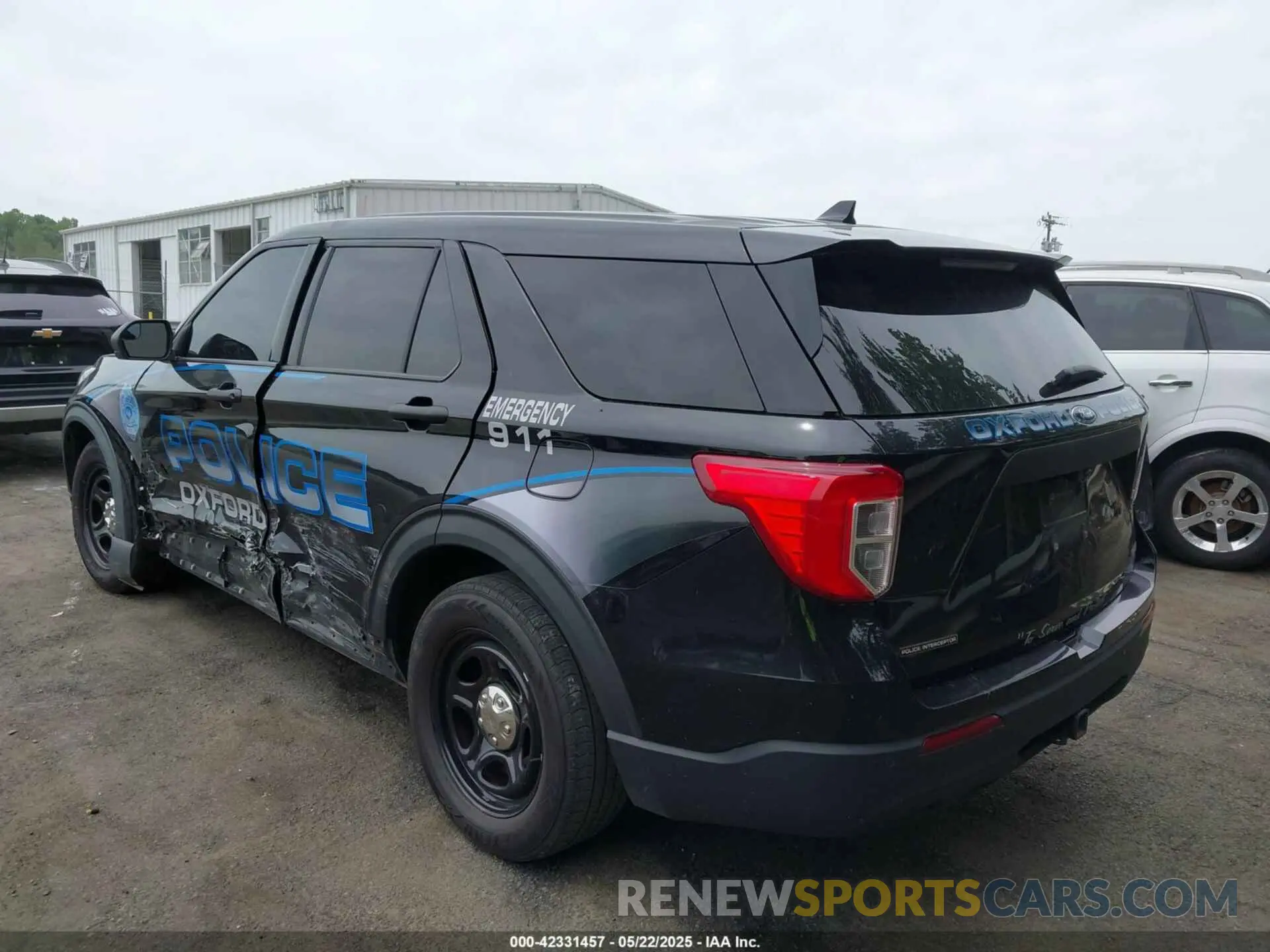 3 fotografías del automóvil dañado 1FM5K8ABXLGC70214 FORD POLICE INTERCEPTOR 2020