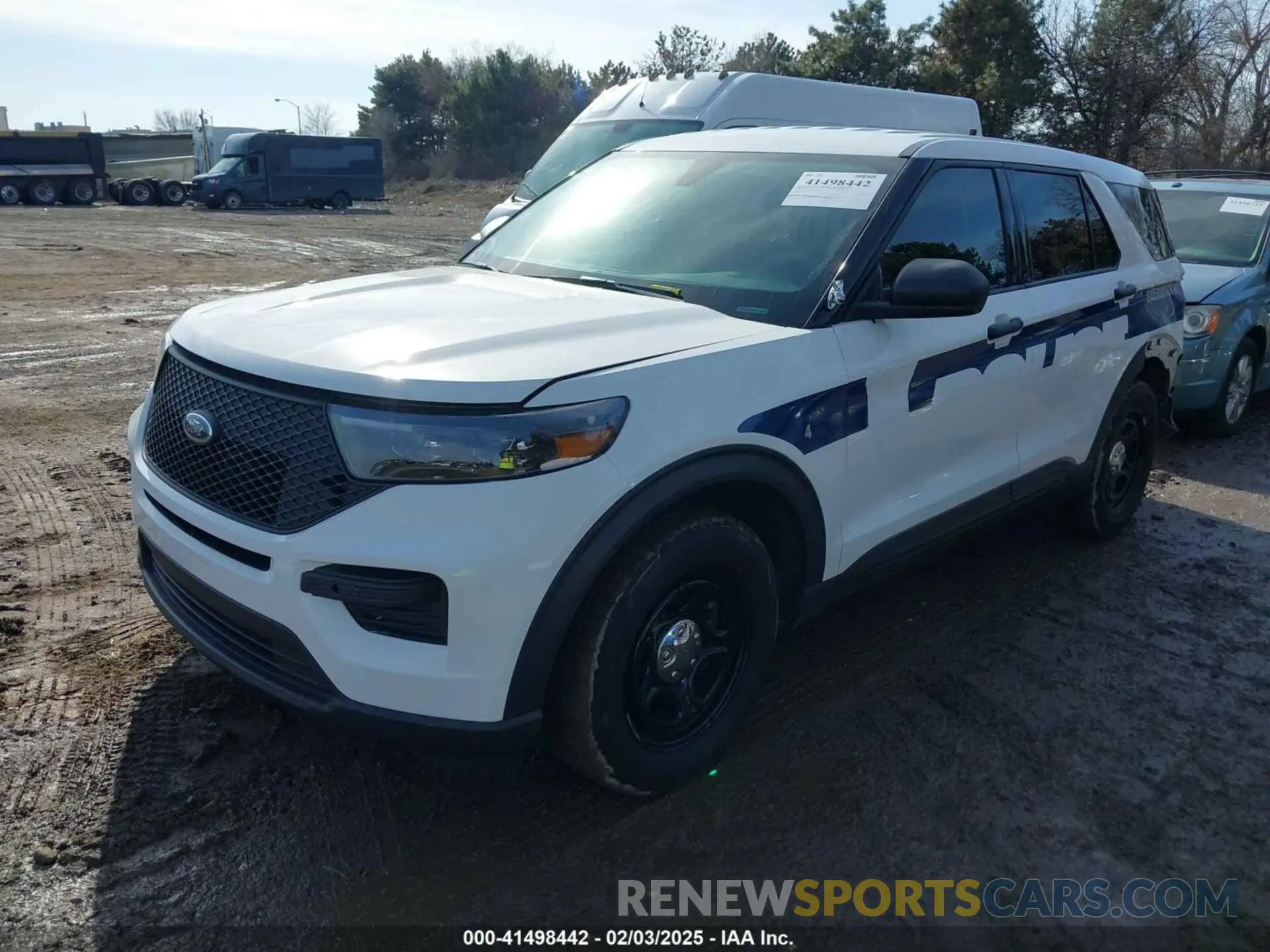 2 fotografías del automóvil dañado 1FM5K8AW1LGA55582 FORD POLICE INTERCEPTOR 2020