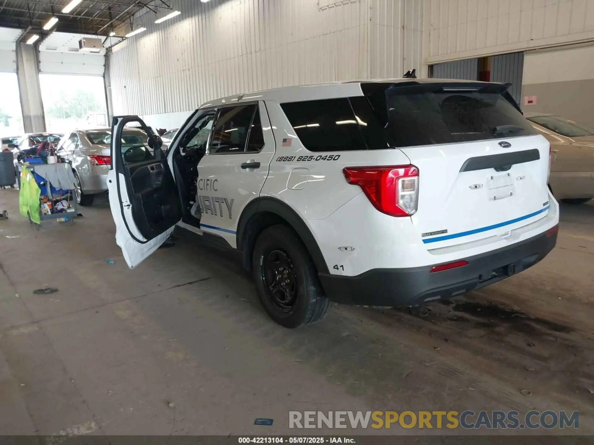 3 fotografías del automóvil dañado 1FM5K8AWXLGA84448 FORD POLICE INTERCEPTOR 2020