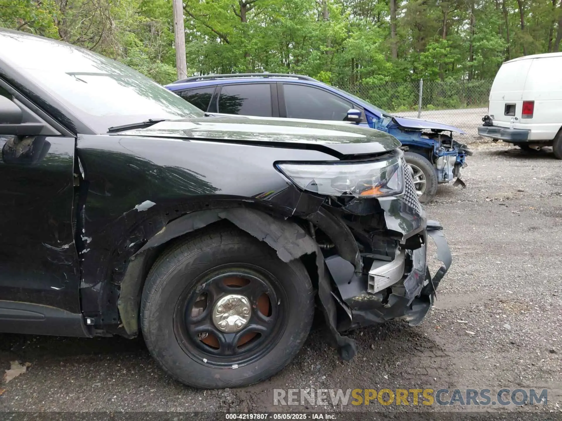 6 fotografías del automóvil dañado 1FM5K8AB4MGC02122 FORD POLICE INTERCEPTOR 2021