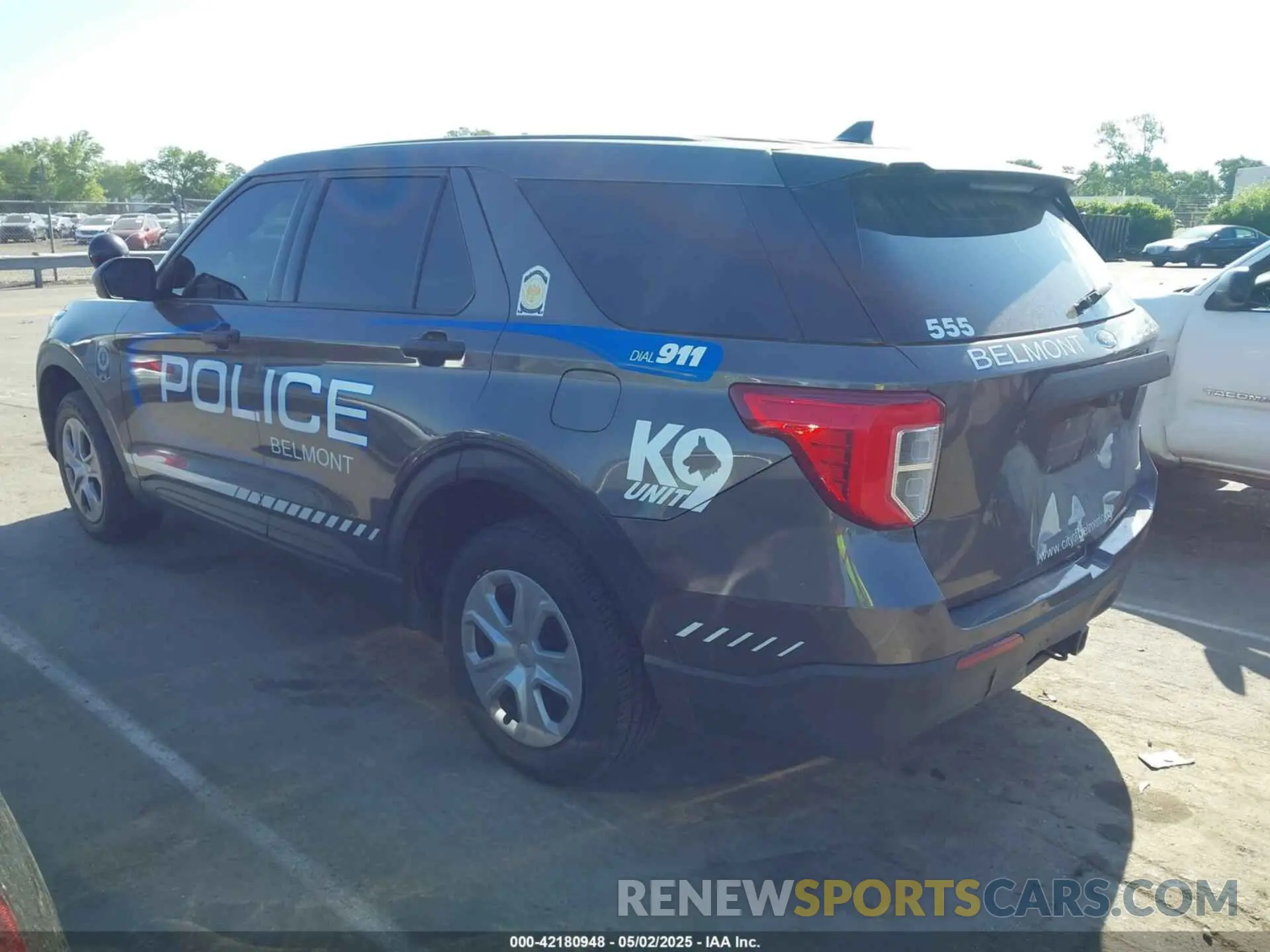 14 fotografías del automóvil dañado 1FM5K8AB7MGC21974 FORD POLICE INTERCEPTOR 2021