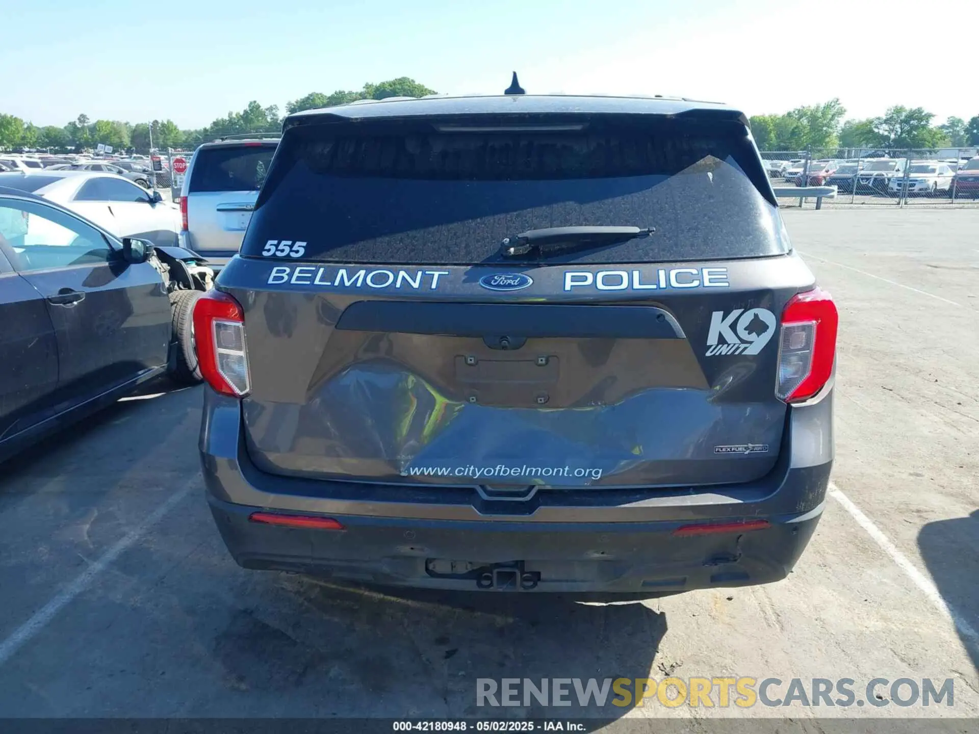 16 fotografías del automóvil dañado 1FM5K8AB7MGC21974 FORD POLICE INTERCEPTOR 2021