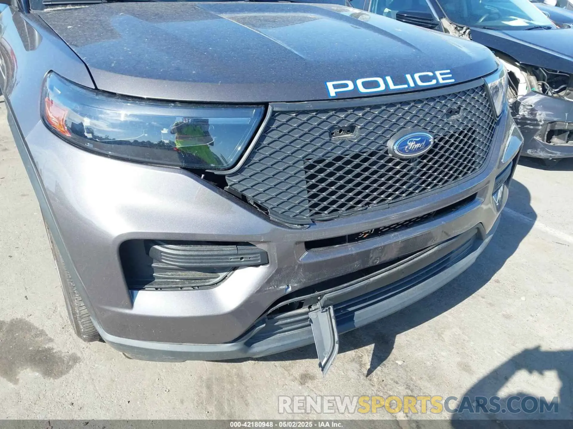17 fotografías del automóvil dañado 1FM5K8AB7MGC21974 FORD POLICE INTERCEPTOR 2021