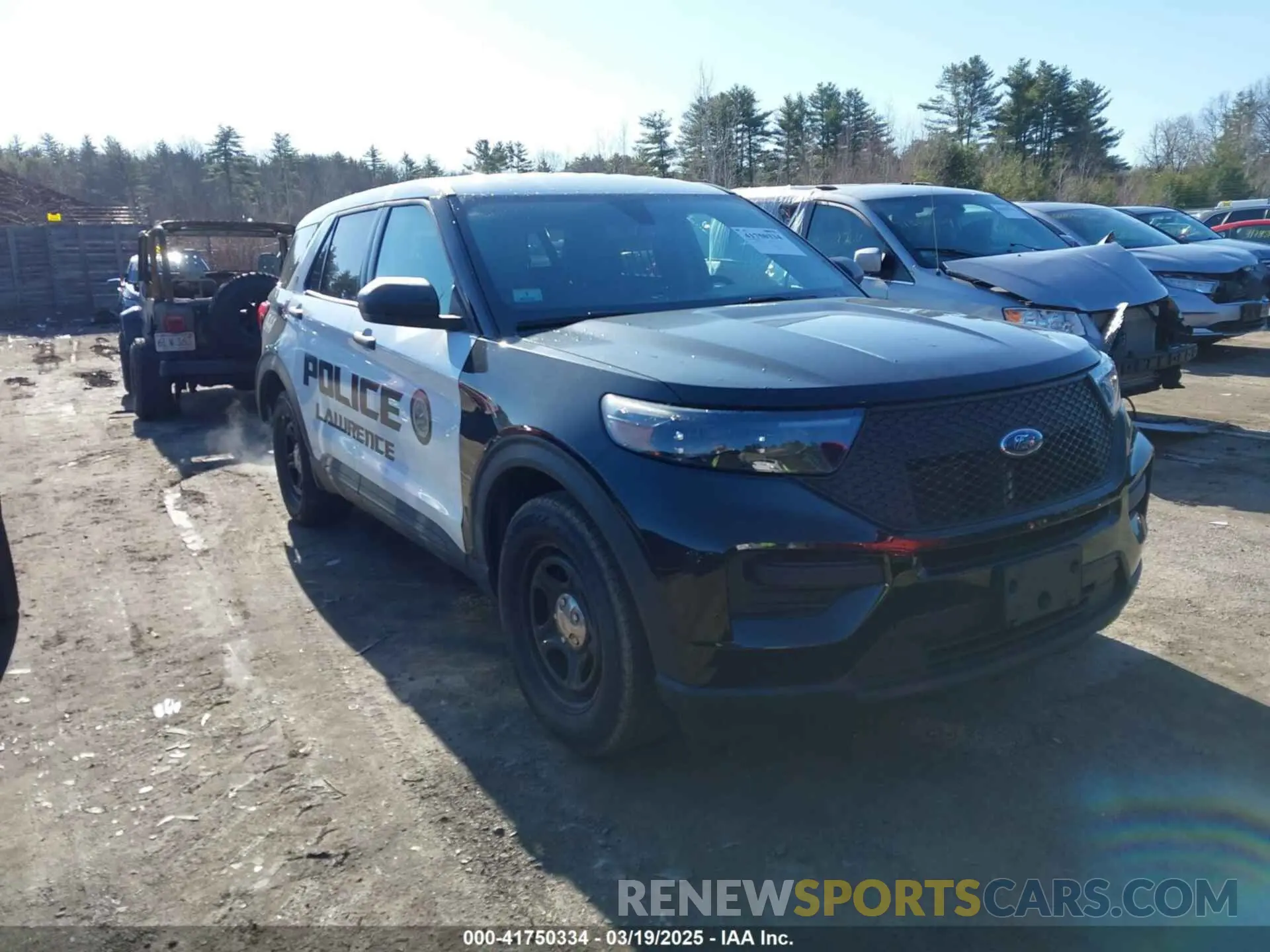 1 fotografías del automóvil dañado 1FM5K8AB9NGA01978 FORD POLICE INTERCEPTOR 2022