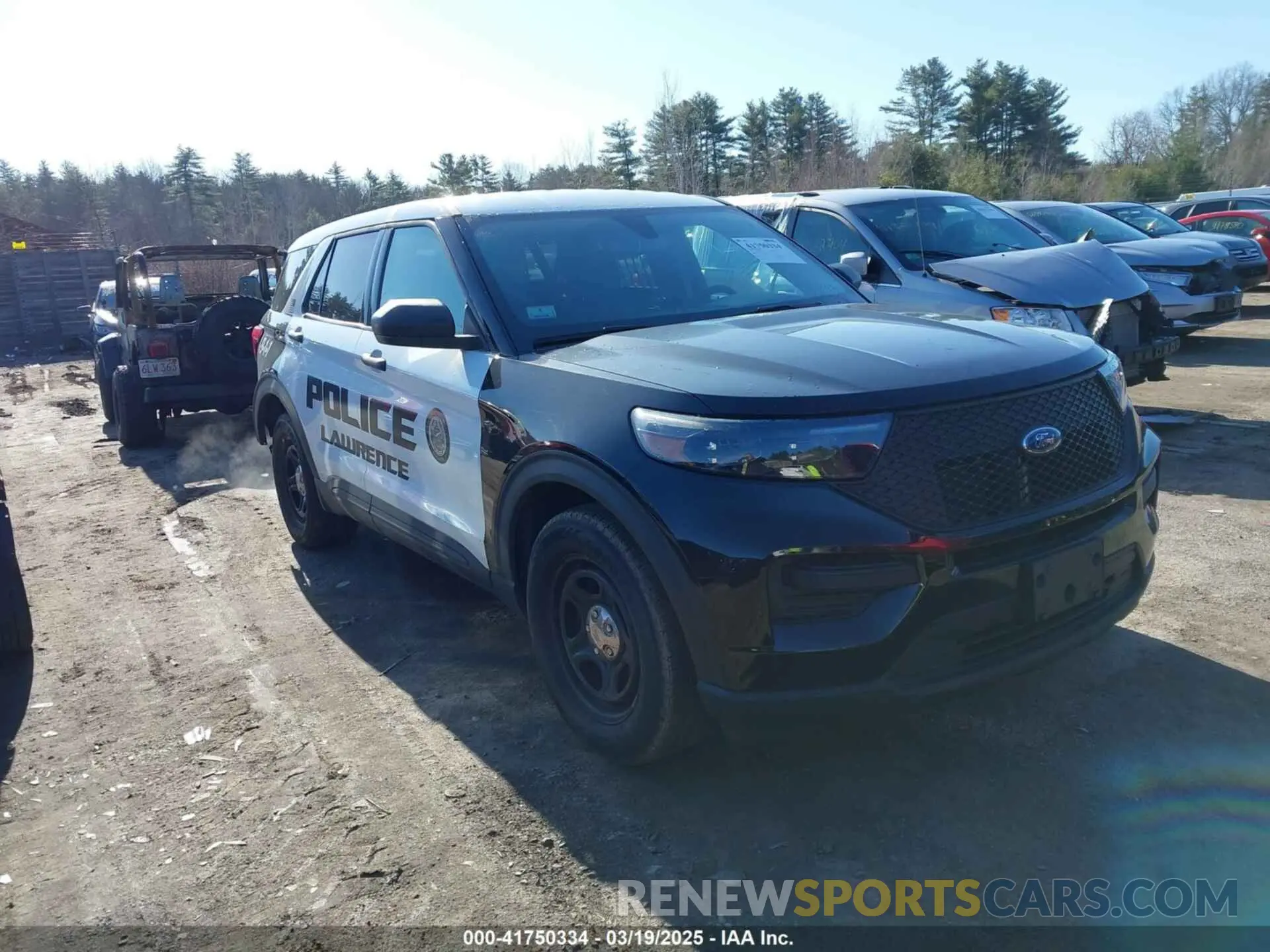 13 fotografías del automóvil dañado 1FM5K8AB9NGA01978 FORD POLICE INTERCEPTOR 2022