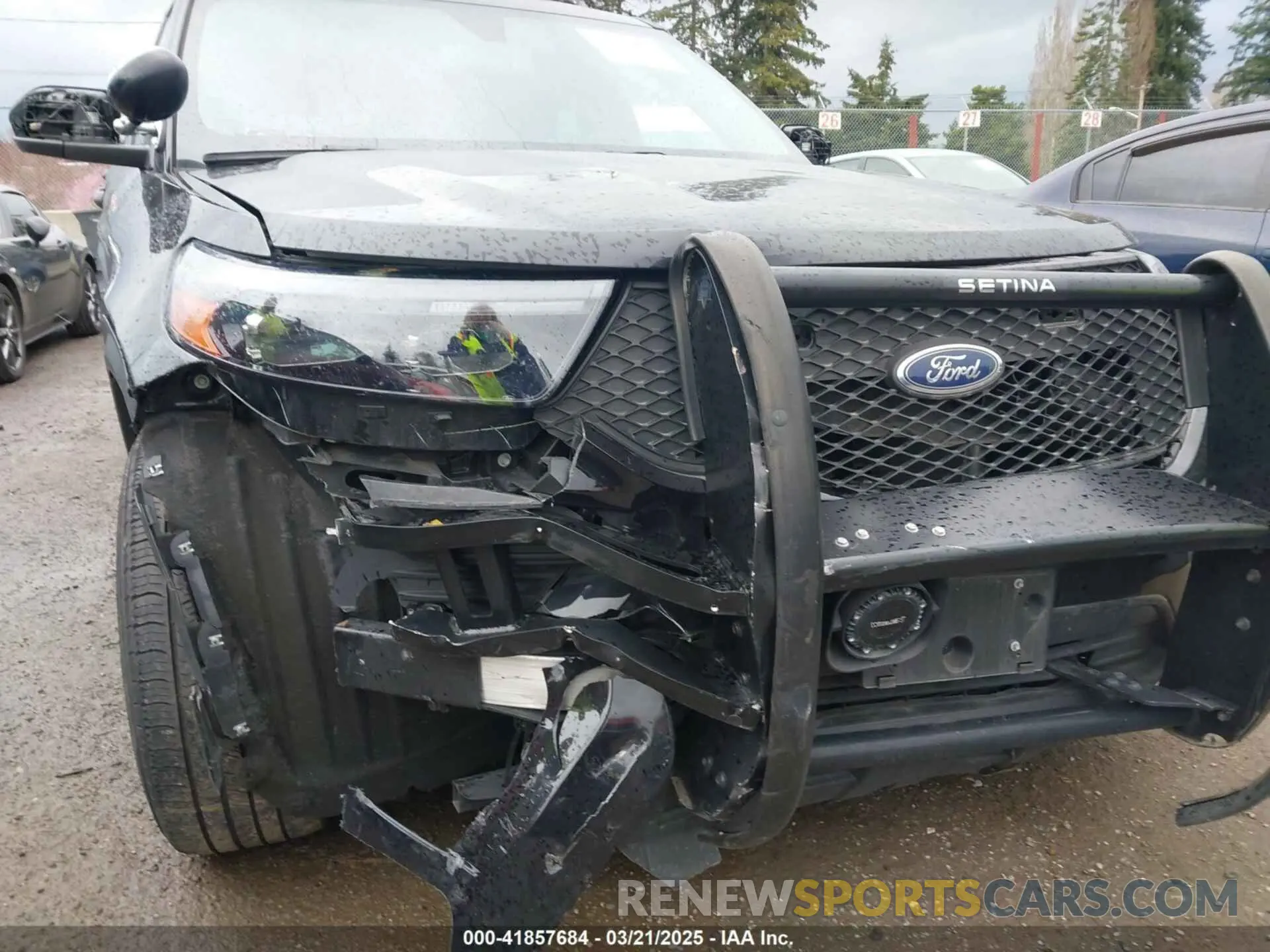 17 fotografías del automóvil dañado 1FM5K8AW2NNA08981 FORD POLICE INTERCEPTOR 2022