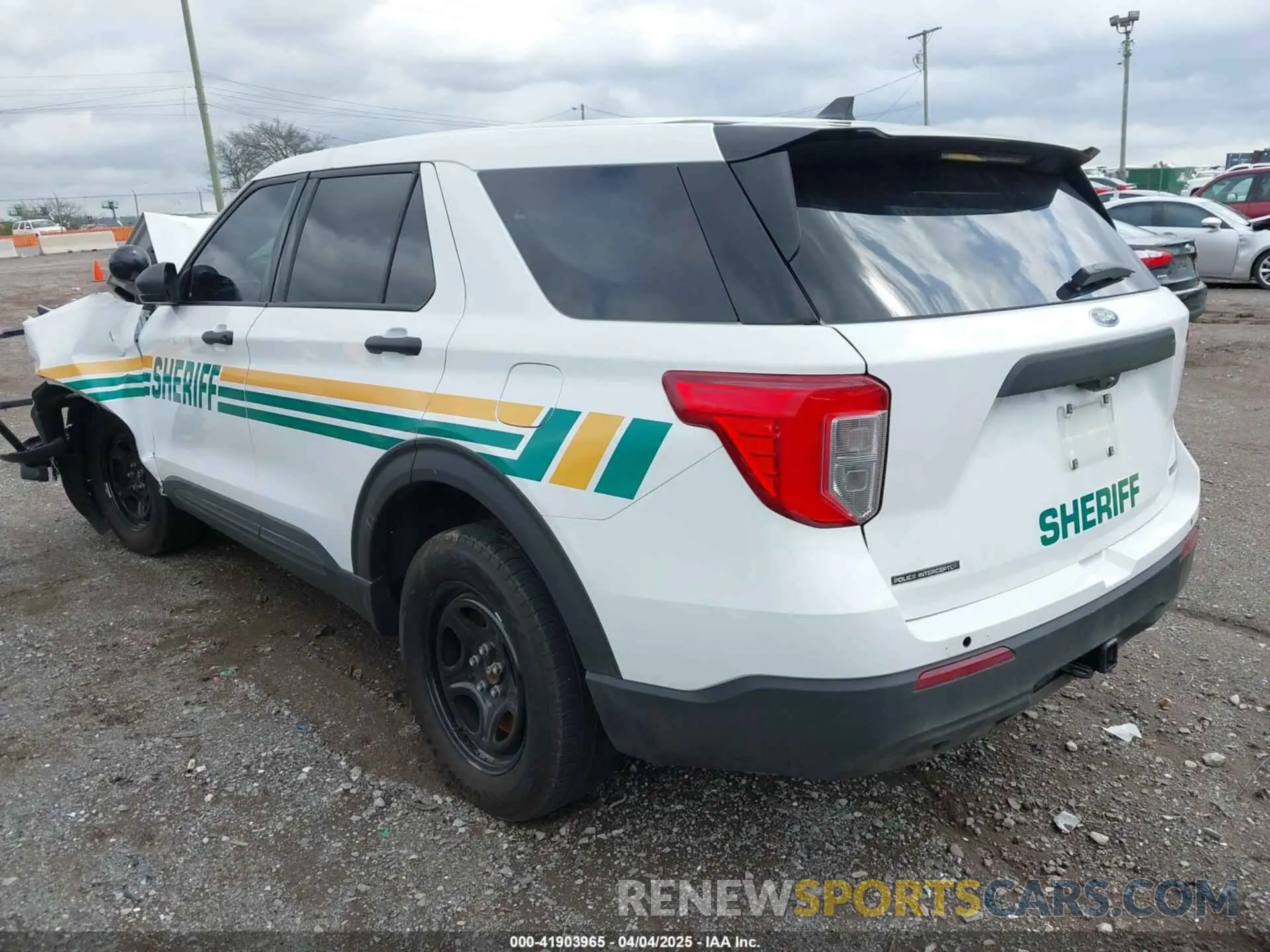 3 fotografías del automóvil dañado 1FM5K8AB1PGB98874 FORD POLICE INTERCEPTOR 2023