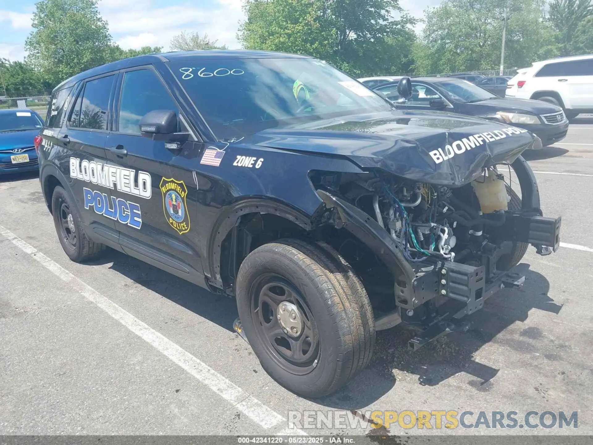 1 fotografías del automóvil dañado 1FM5K8AB1PGC18265 FORD POLICE INTERCEPTOR 2023