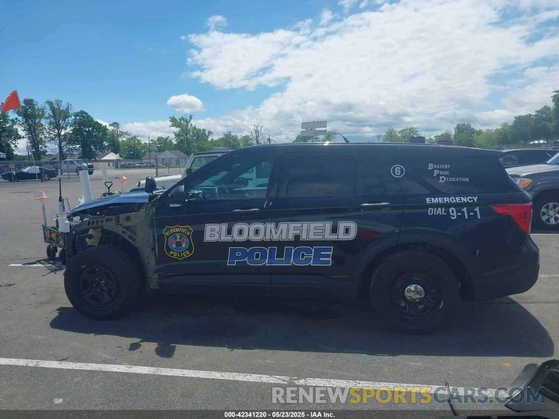 13 fotografías del automóvil dañado 1FM5K8AB1PGC18265 FORD POLICE INTERCEPTOR 2023