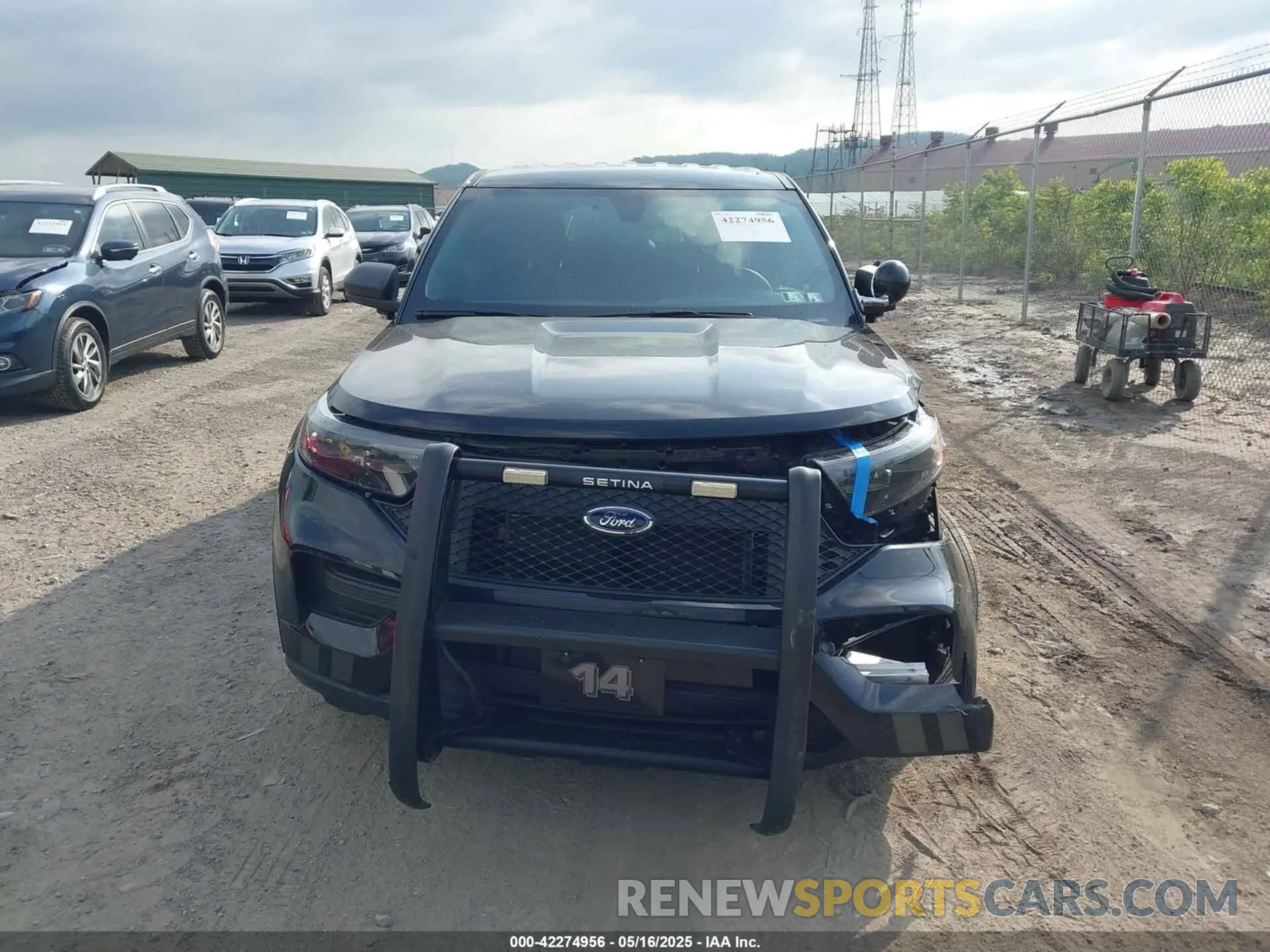 13 fotografías del automóvil dañado 1FM5K8AB7PGA64502 FORD POLICE INTERCEPTOR 2023