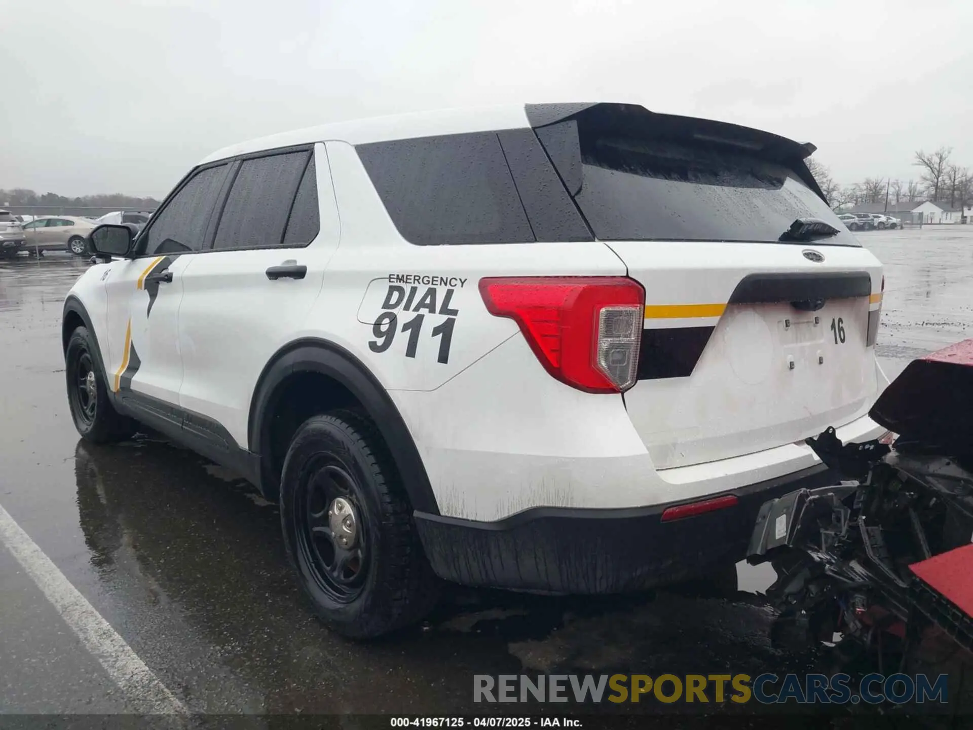3 fotografías del automóvil dañado 1FM5K8AB8PGB74278 FORD POLICE INTERCEPTOR 2023