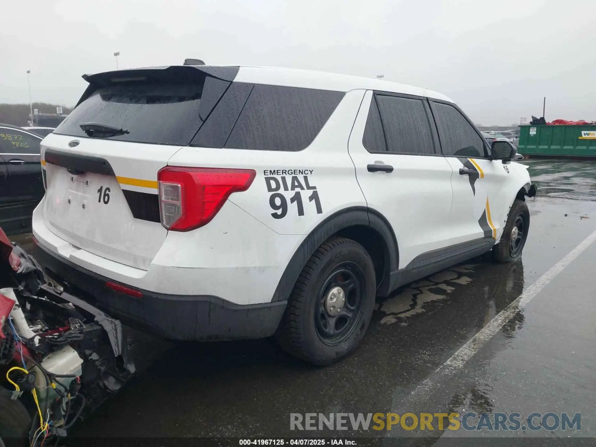 4 fotografías del automóvil dañado 1FM5K8AB8PGB74278 FORD POLICE INTERCEPTOR 2023