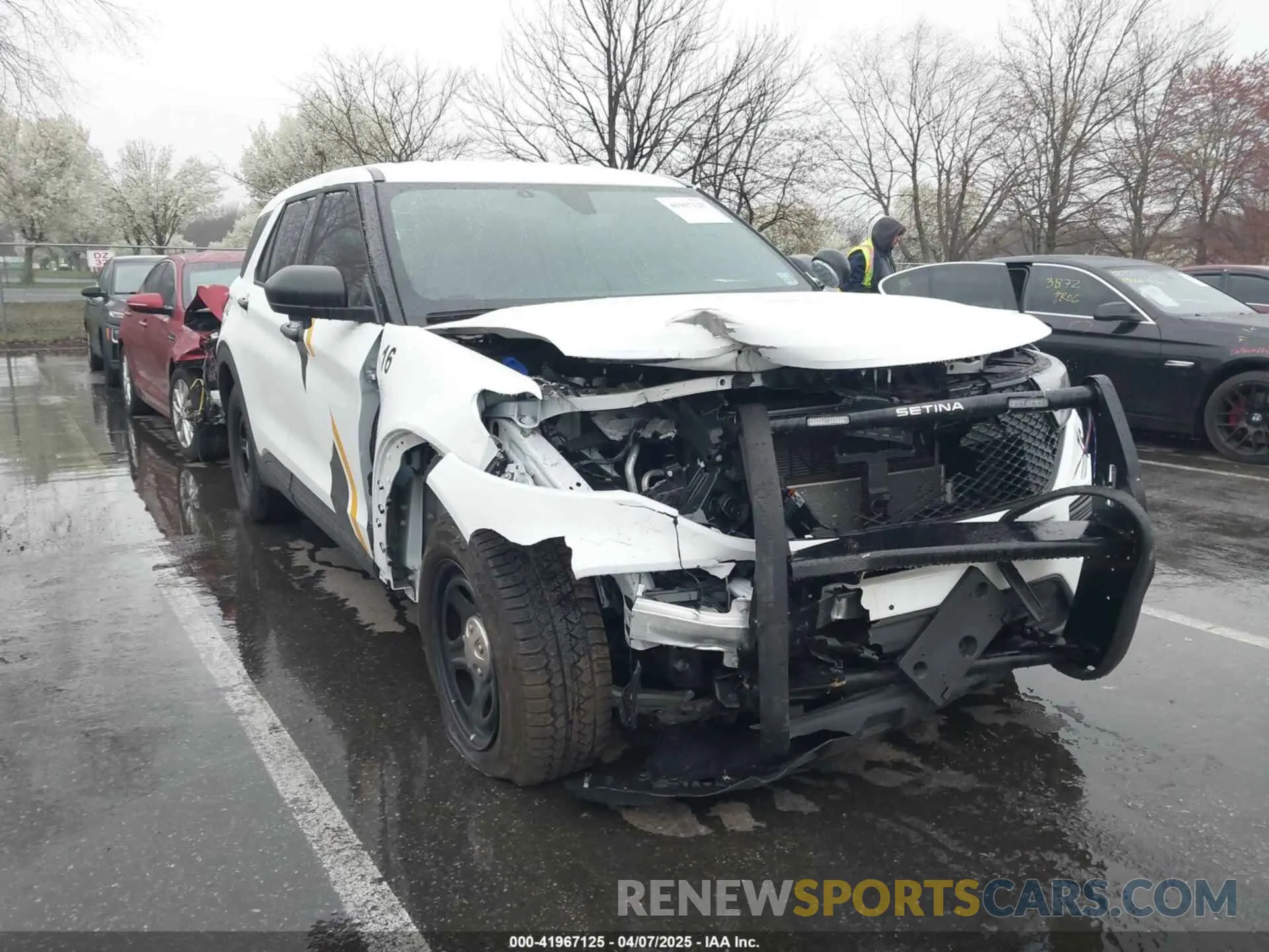 6 fotografías del automóvil dañado 1FM5K8AB8PGB74278 FORD POLICE INTERCEPTOR 2023