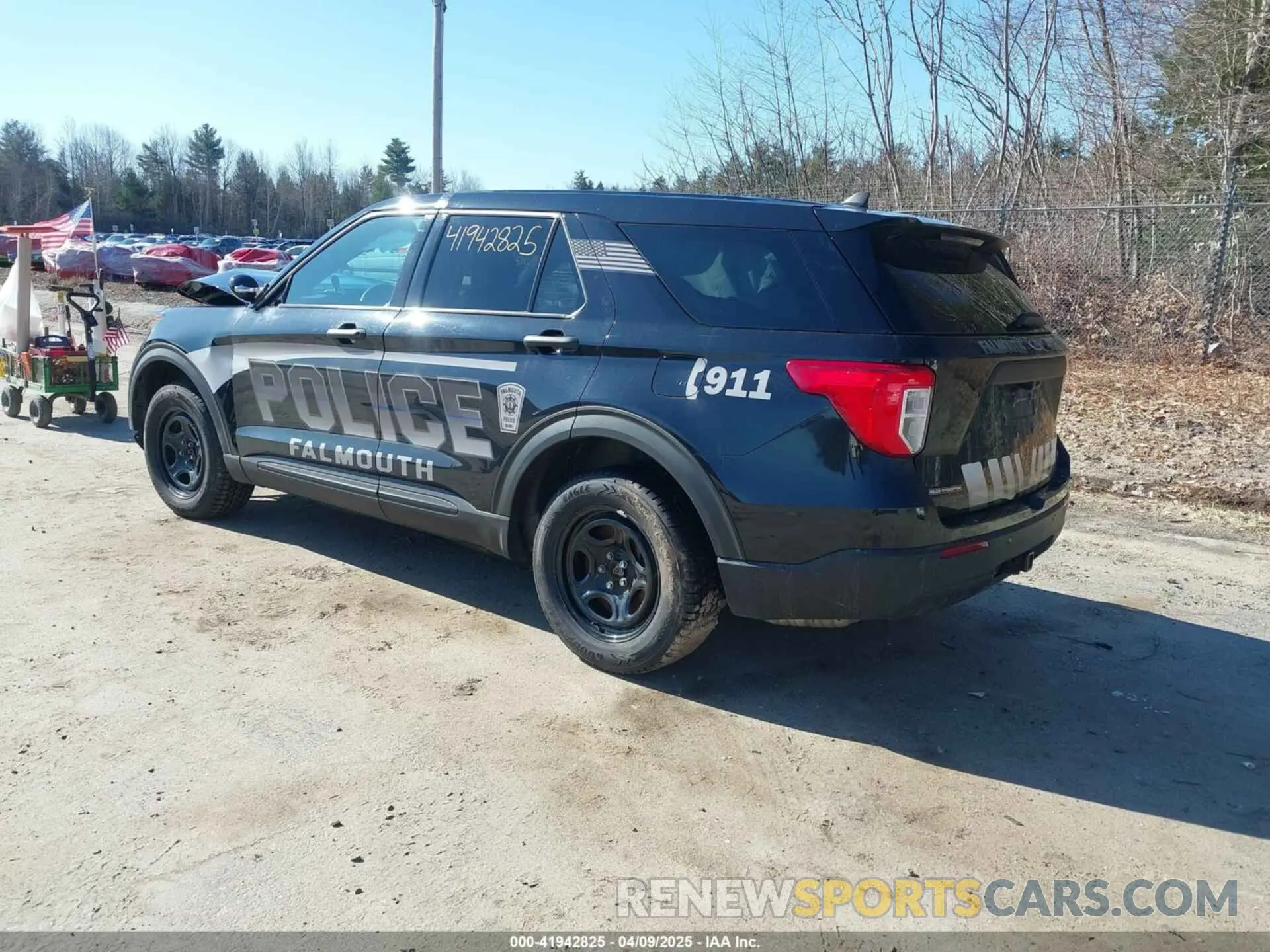3 fotografías del automóvil dañado 1FM5K8AW0PNA04947 FORD POLICE INTERCEPTOR 2023