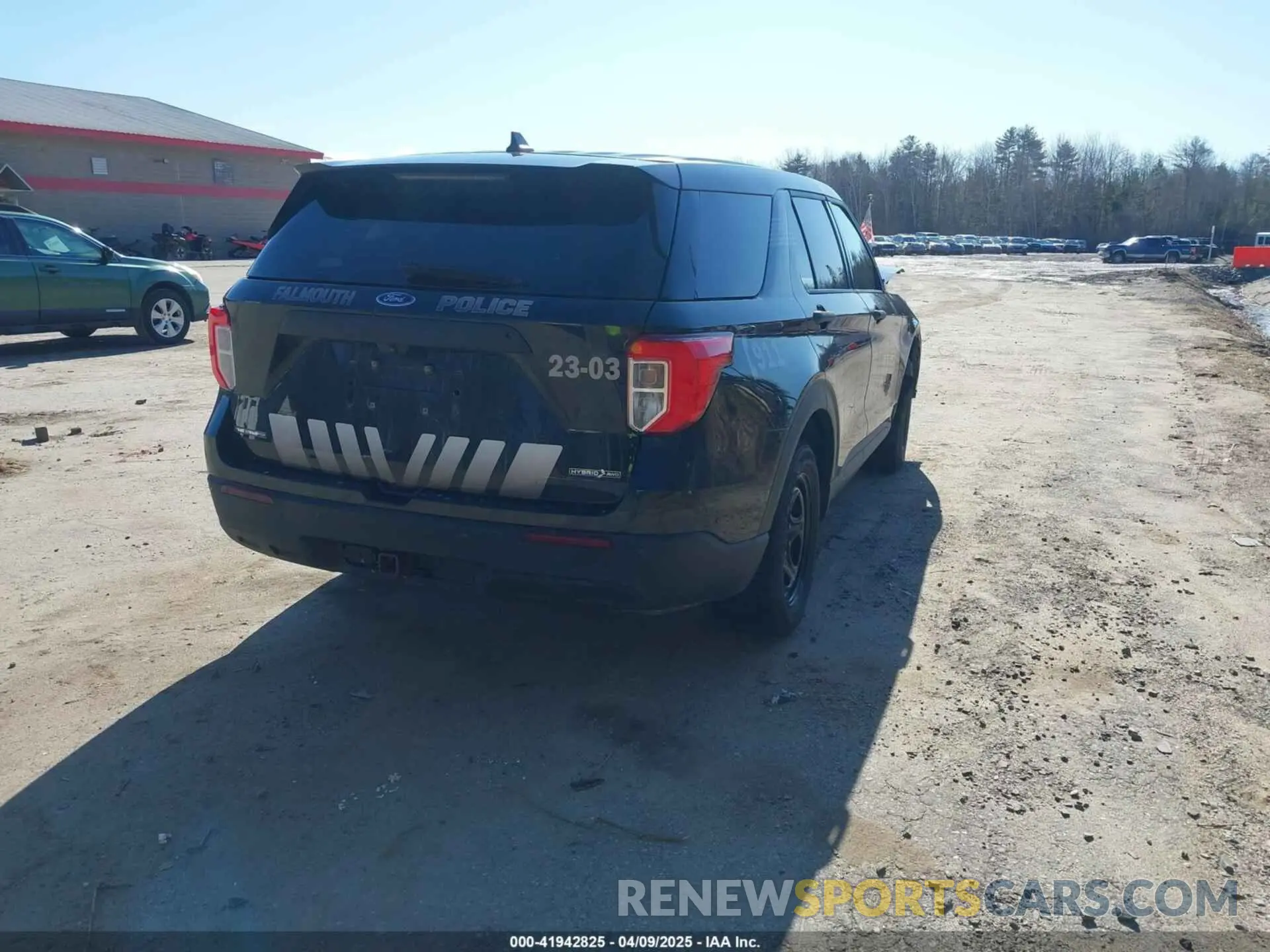 4 fotografías del automóvil dañado 1FM5K8AW0PNA04947 FORD POLICE INTERCEPTOR 2023