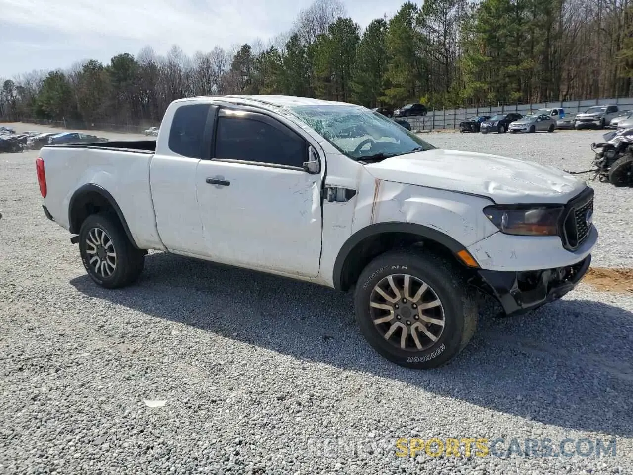 4 fotografías del automóvil dañado 1FTER1EHXKLA06339 FORD RANGER 2019