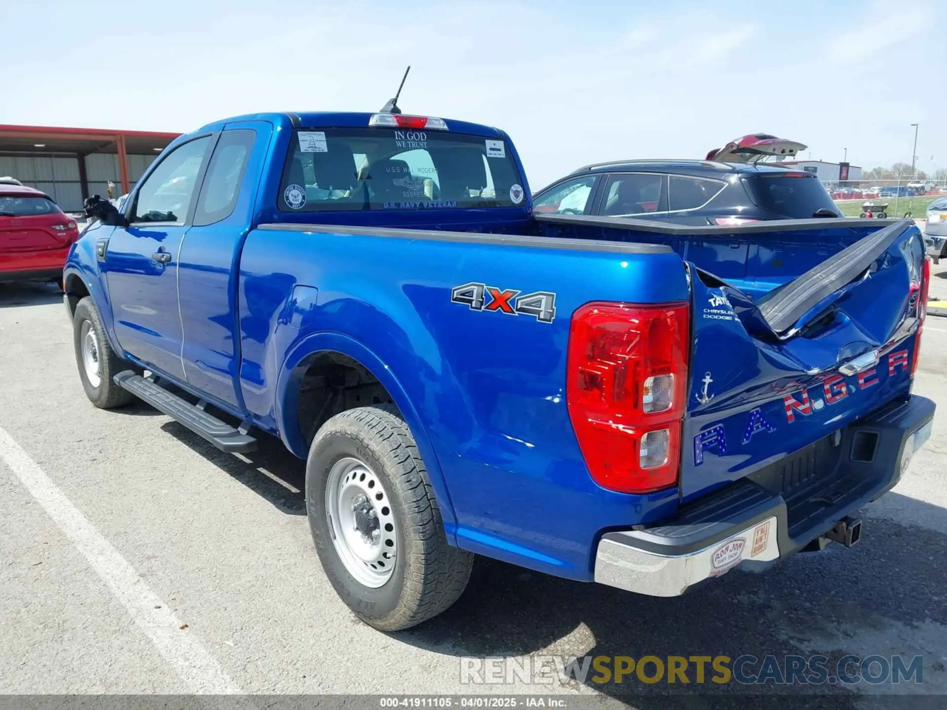 3 fotografías del automóvil dañado 1FTER1FH1KLA86936 FORD RANGER 2019