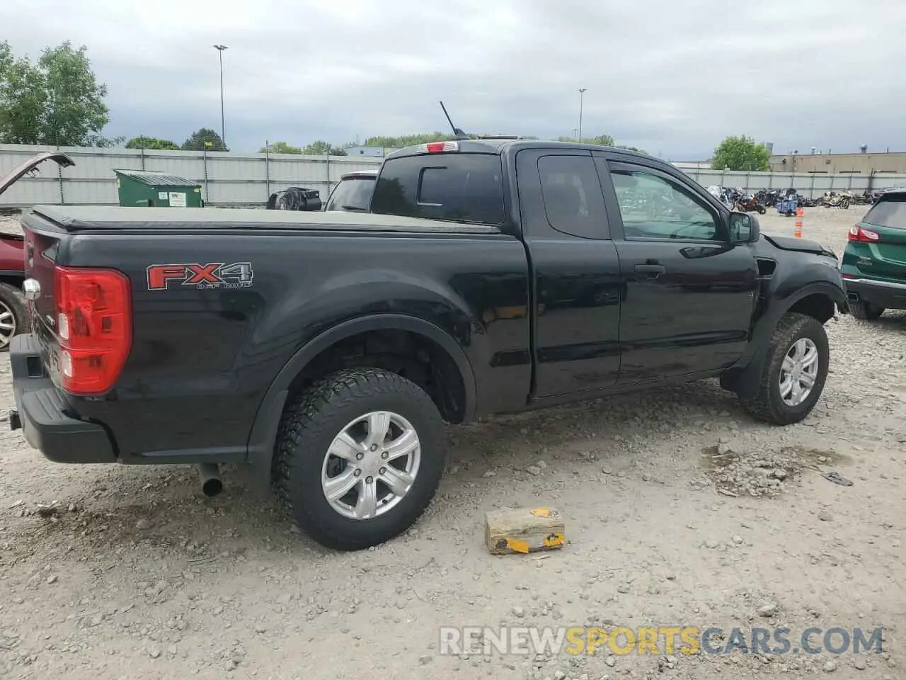 3 fotografías del automóvil dañado 1FTER1FH3KLA54117 FORD RANGER 2019