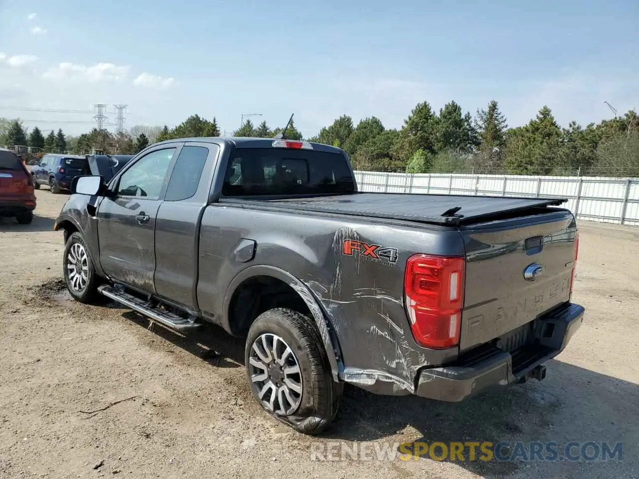 2 fotografías del automóvil dañado 1FTER1FH7KLA44741 FORD RANGER 2019