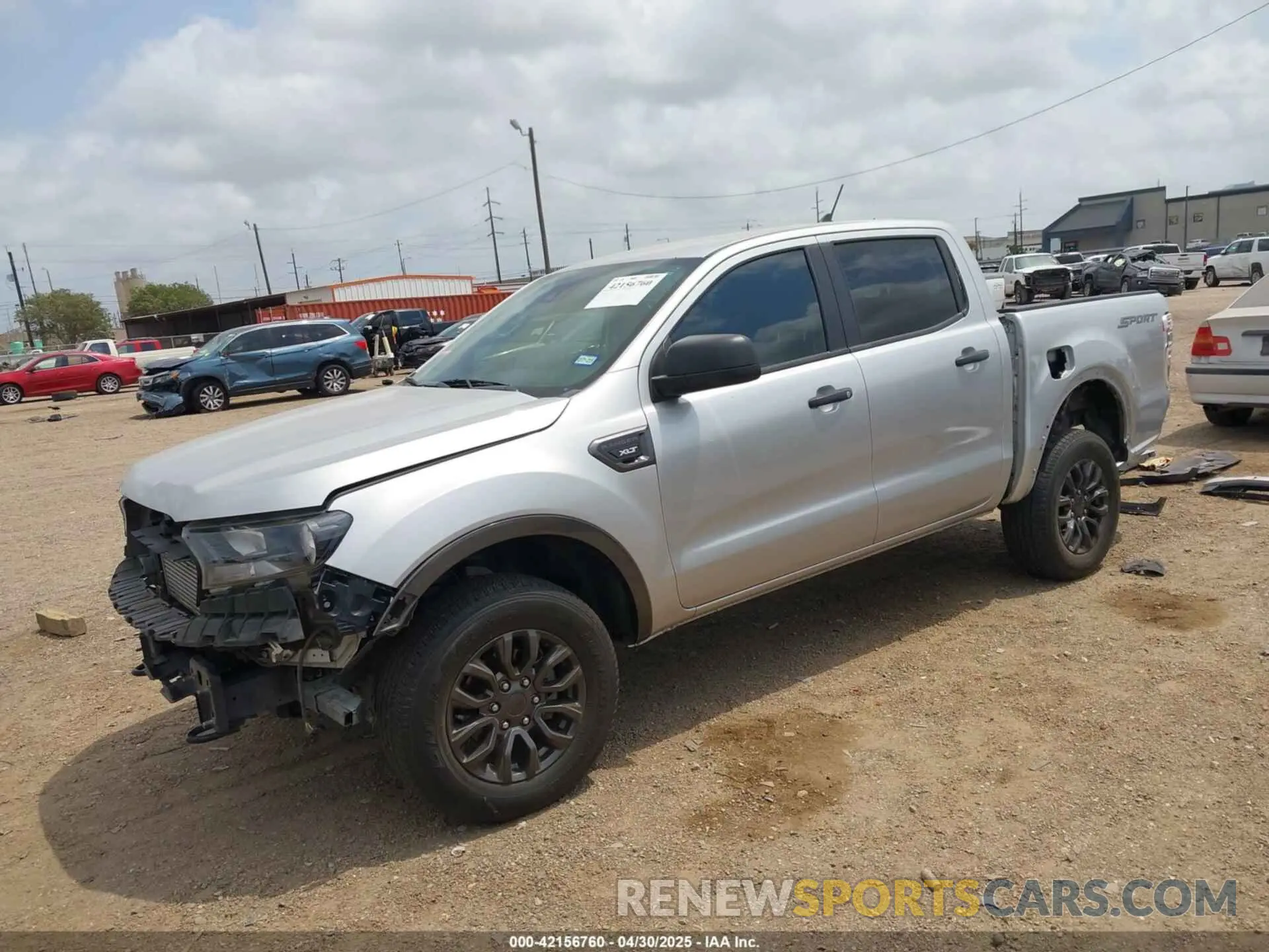 2 fotografías del automóvil dañado 1FTER4EH0KLA68382 FORD RANGER 2019
