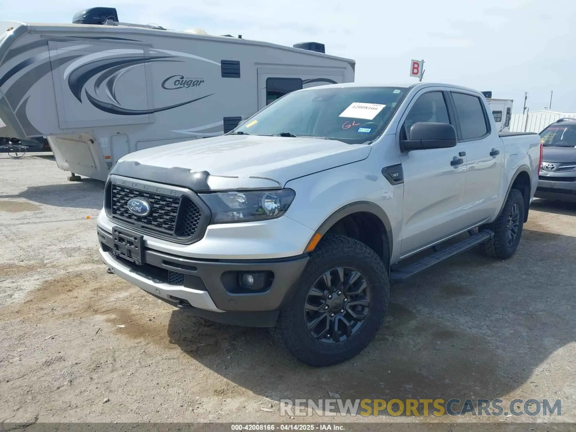 2 fotografías del automóvil dañado 1FTER4EH3KLA90019 FORD RANGER 2019