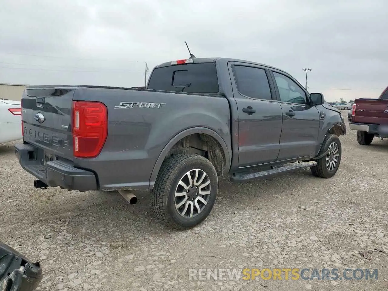 3 fotografías del automóvil dañado 1FTER4EH3KLB07868 FORD RANGER 2019