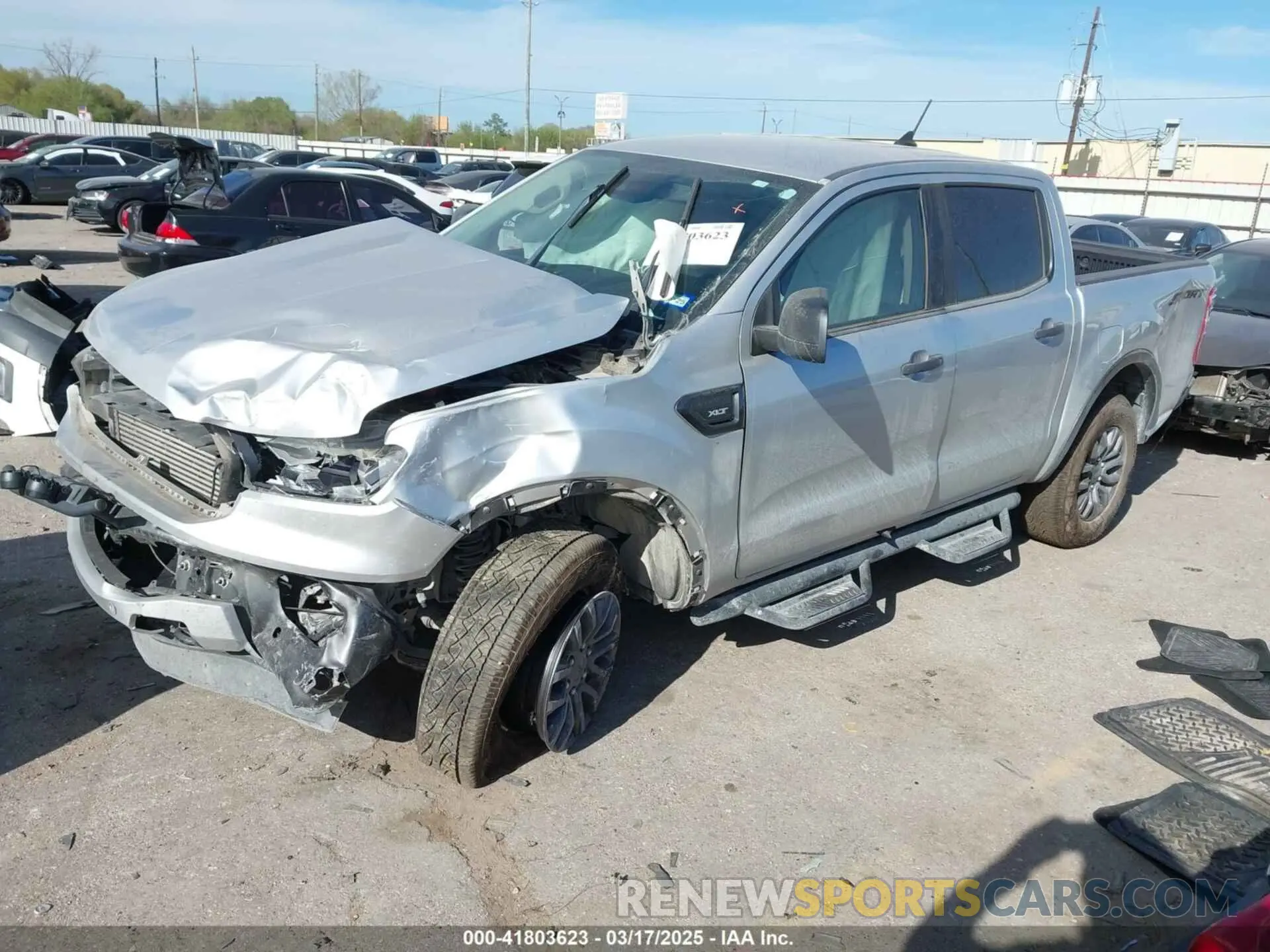 2 fotografías del automóvil dañado 1FTER4EH6KLA22832 FORD RANGER 2019