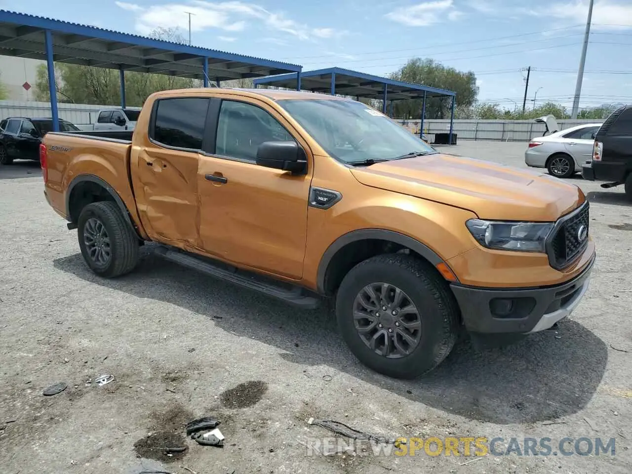 4 fotografías del automóvil dañado 1FTER4EH7KLA17963 FORD RANGER 2019