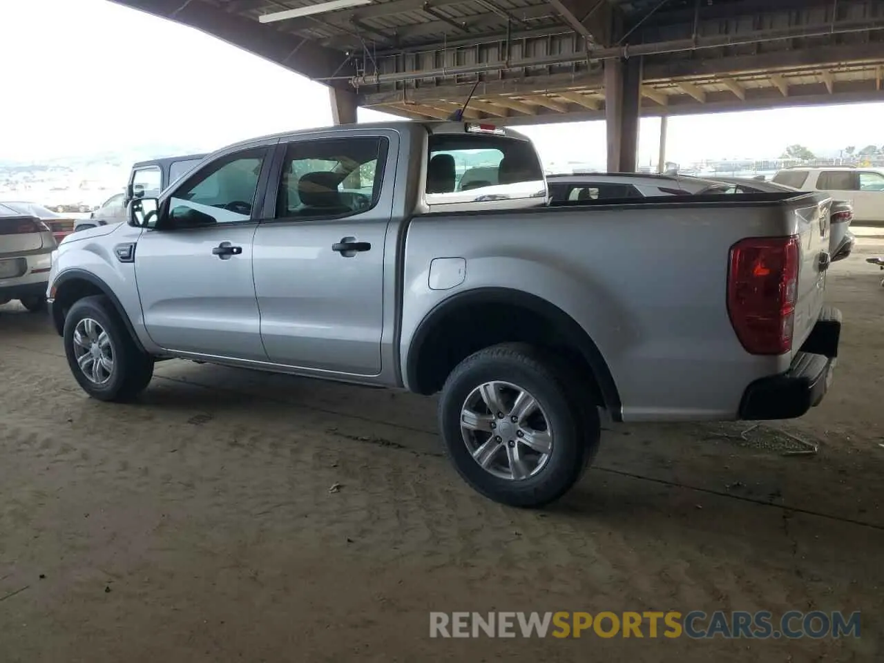 2 fotografías del automóvil dañado 1FTER4EH8KLA38756 FORD RANGER 2019