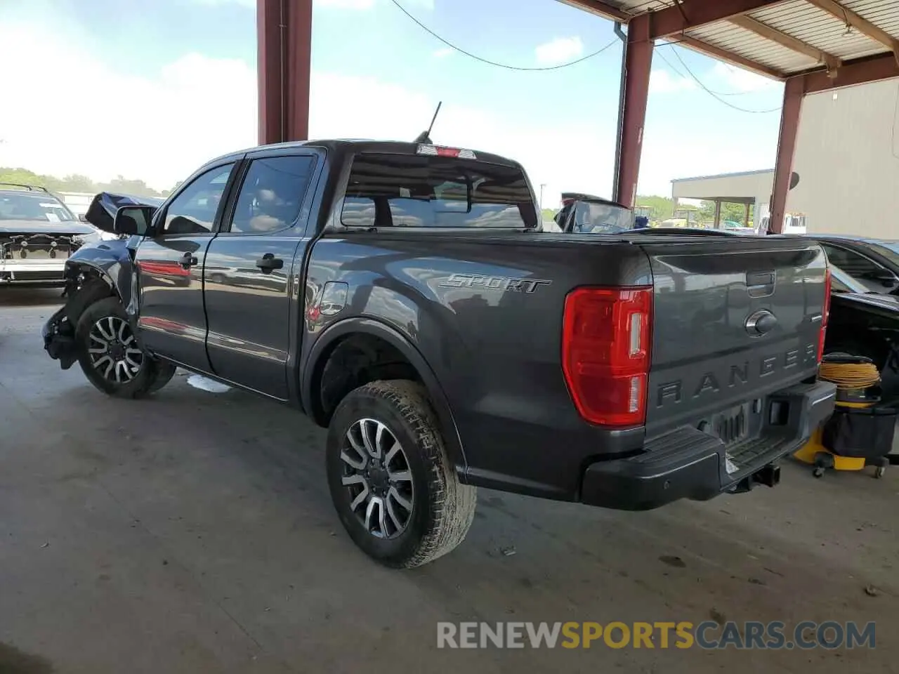 2 fotografías del automóvil dañado 1FTER4EH8KLA45433 FORD RANGER 2019