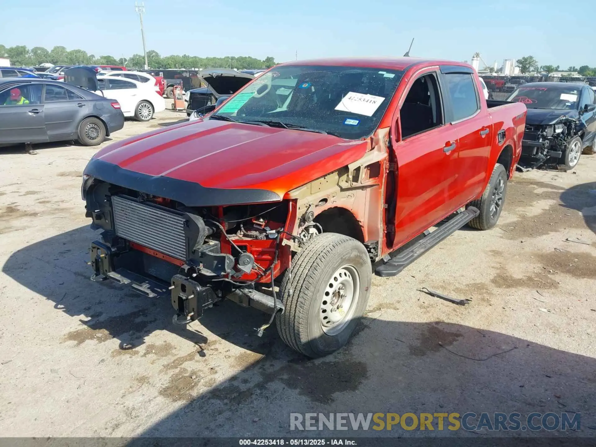 2 fotografías del automóvil dañado 1FTER4EH8KLB07963 FORD RANGER 2019