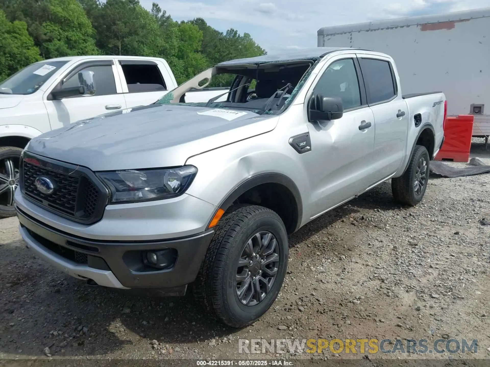 2 fotografías del automóvil dañado 1FTER4EHXKLB10931 FORD RANGER 2019